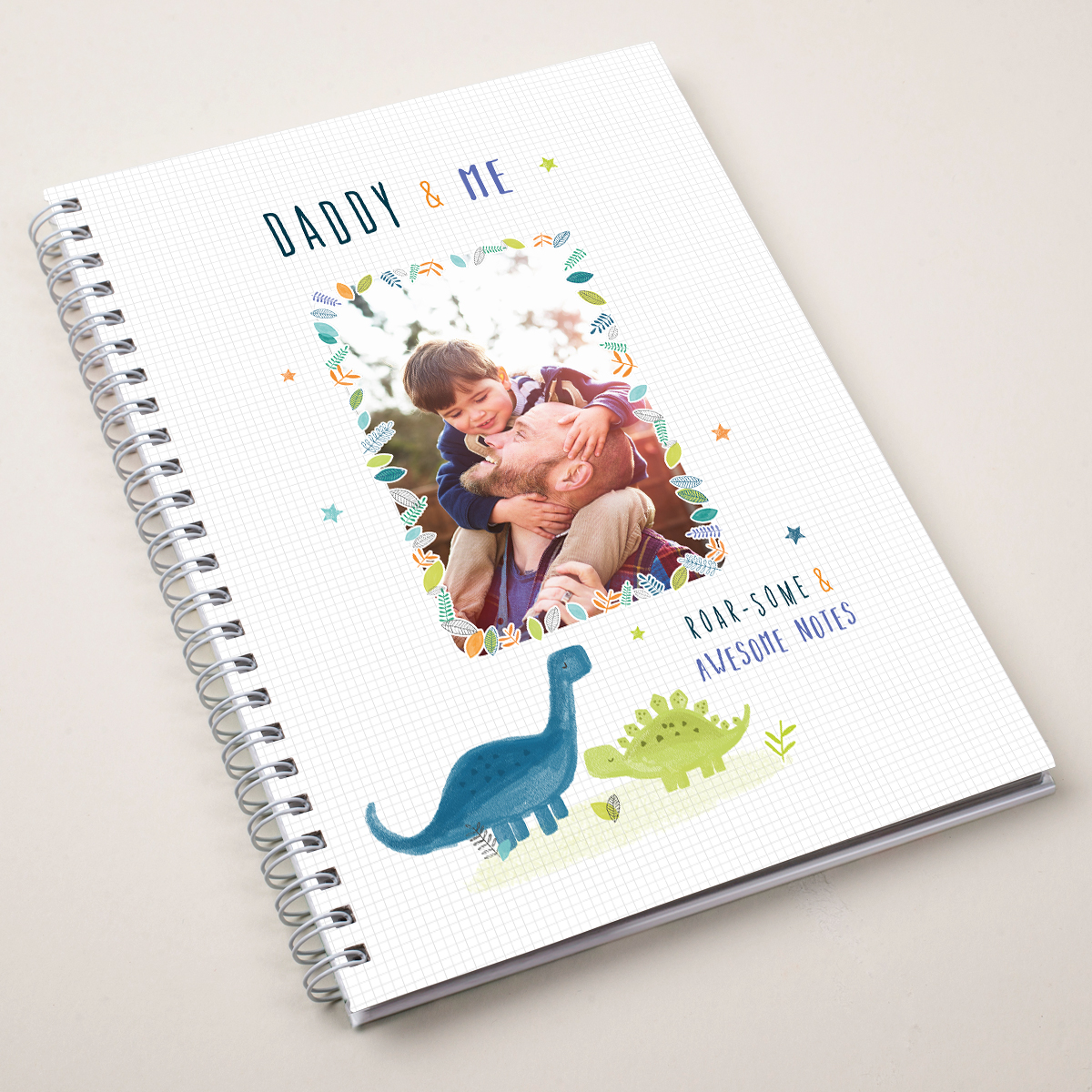 Personalised Father's Day Notebook - Daddy & Me 