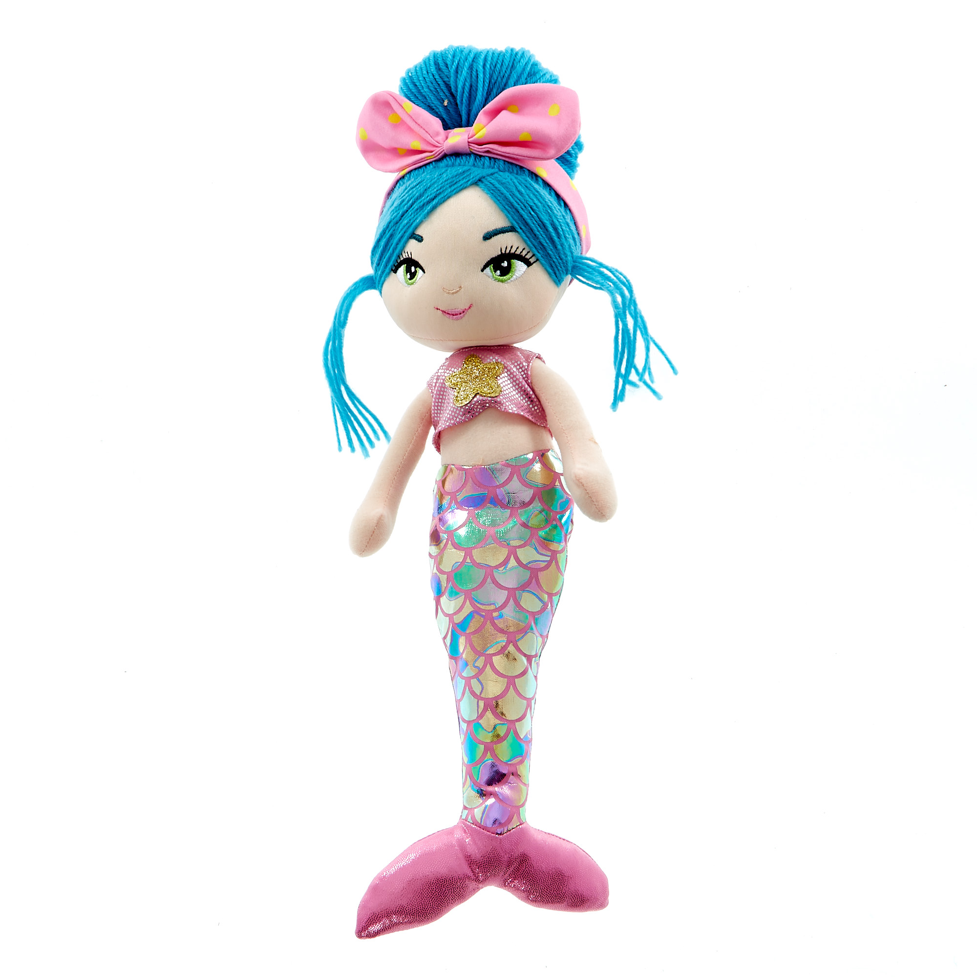 Hey Girl! Coral Merbabe Soft Toy Doll