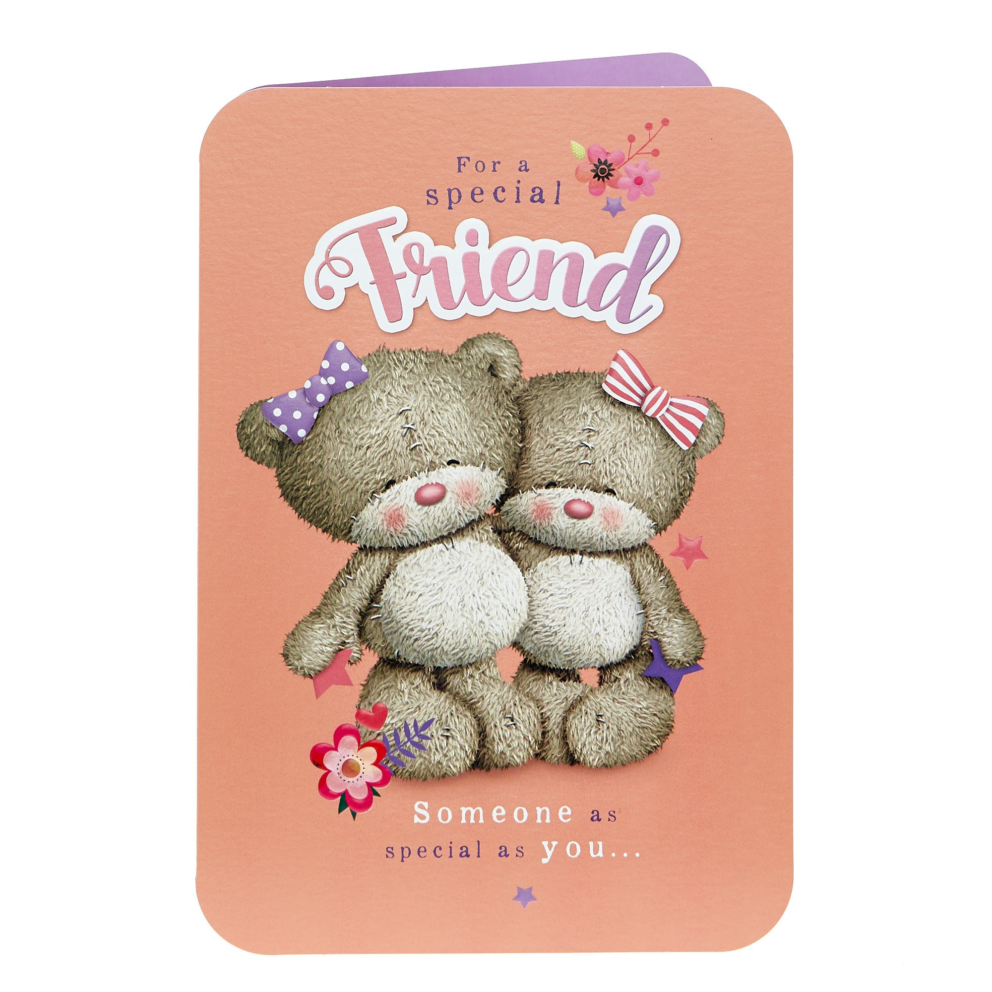 Hugs Bear Birthday Card - Special Friend