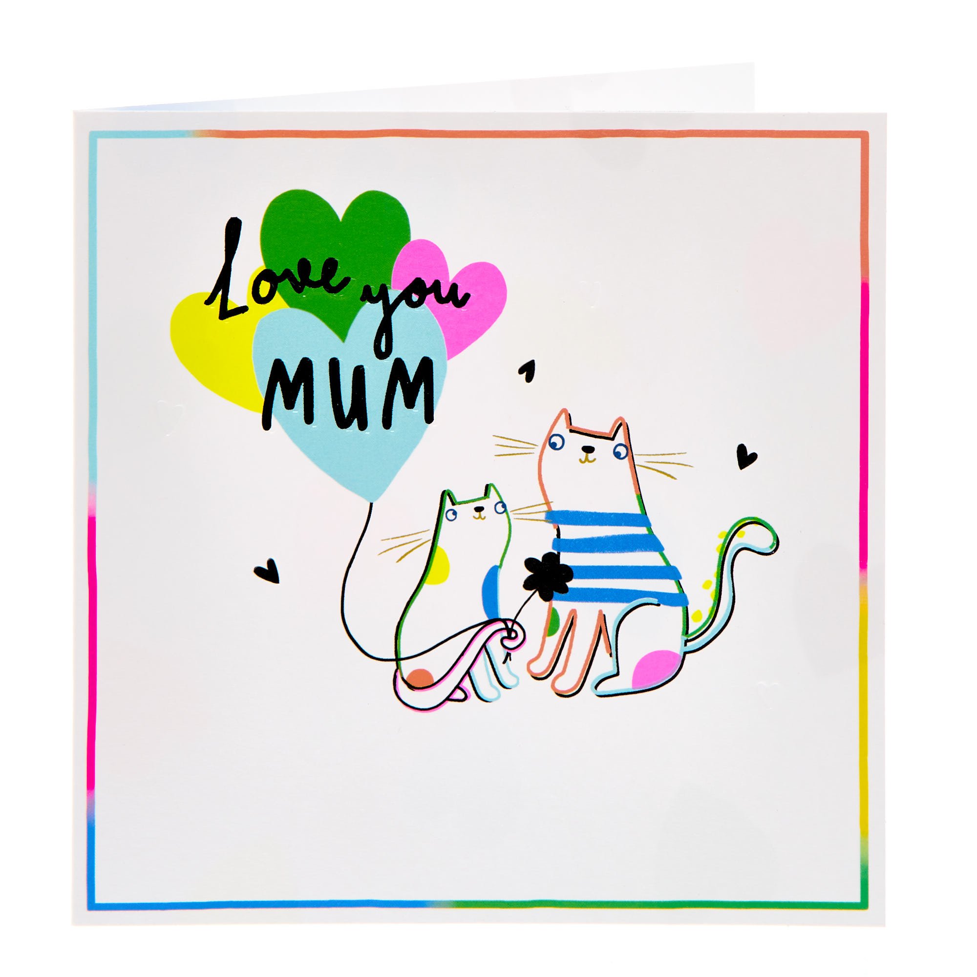 Love You MUM Cats Studio 41 Mother's Day Card