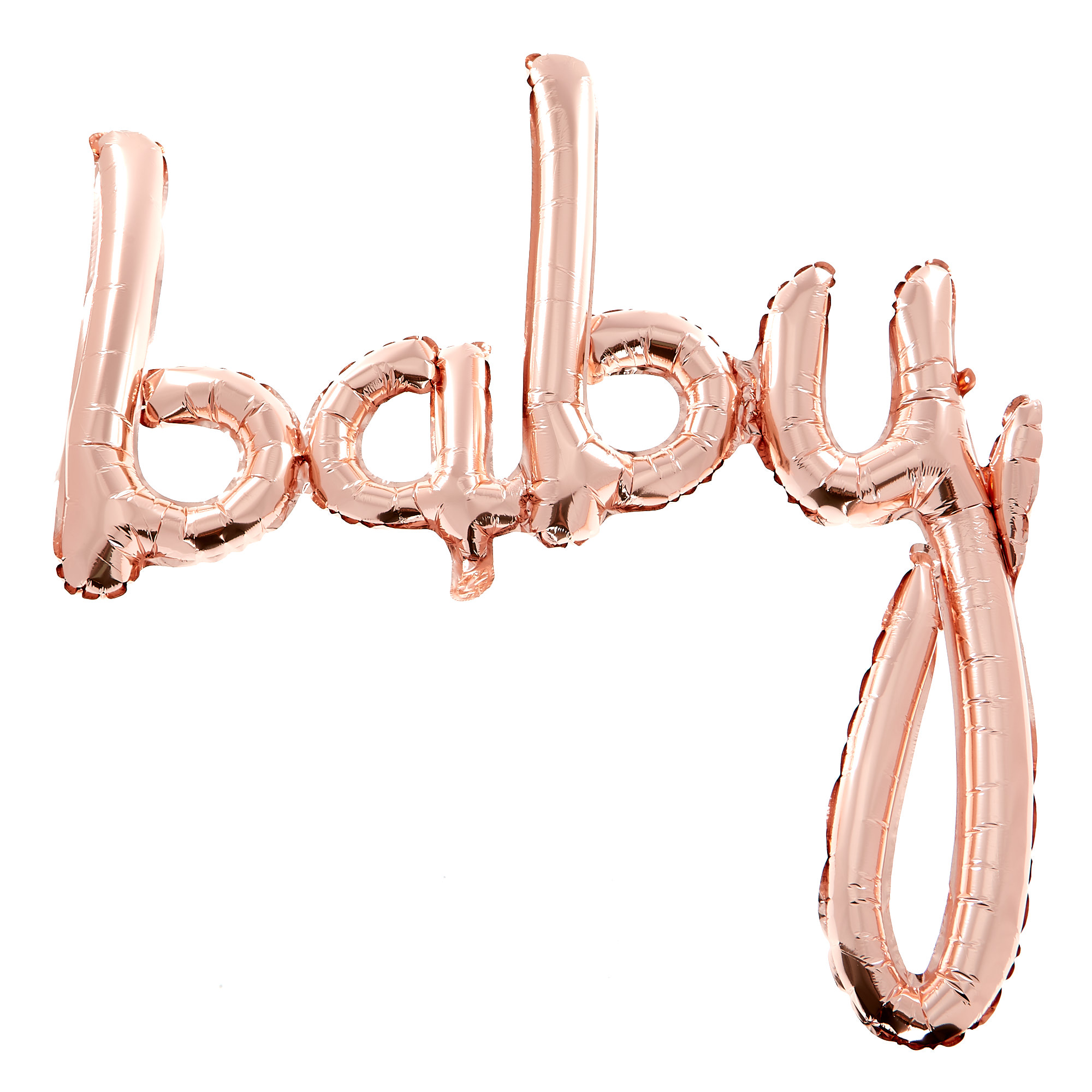 Rose Gold Baby Shower Party Tableware & Decorations Bundle - 16 Guests