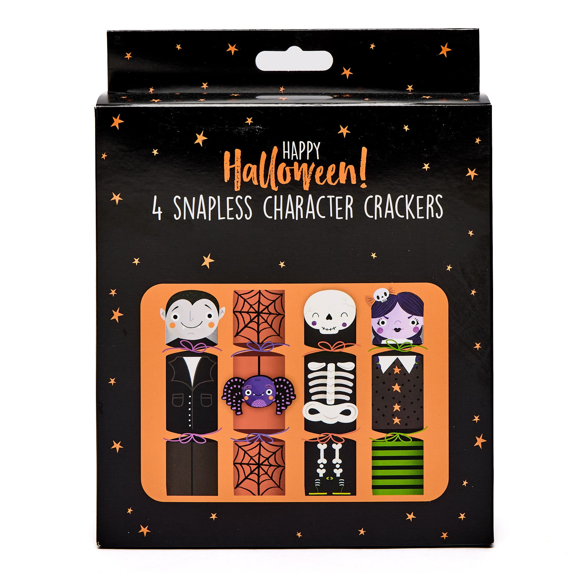 Snapless Halloween Character Crackers - Pack of 4