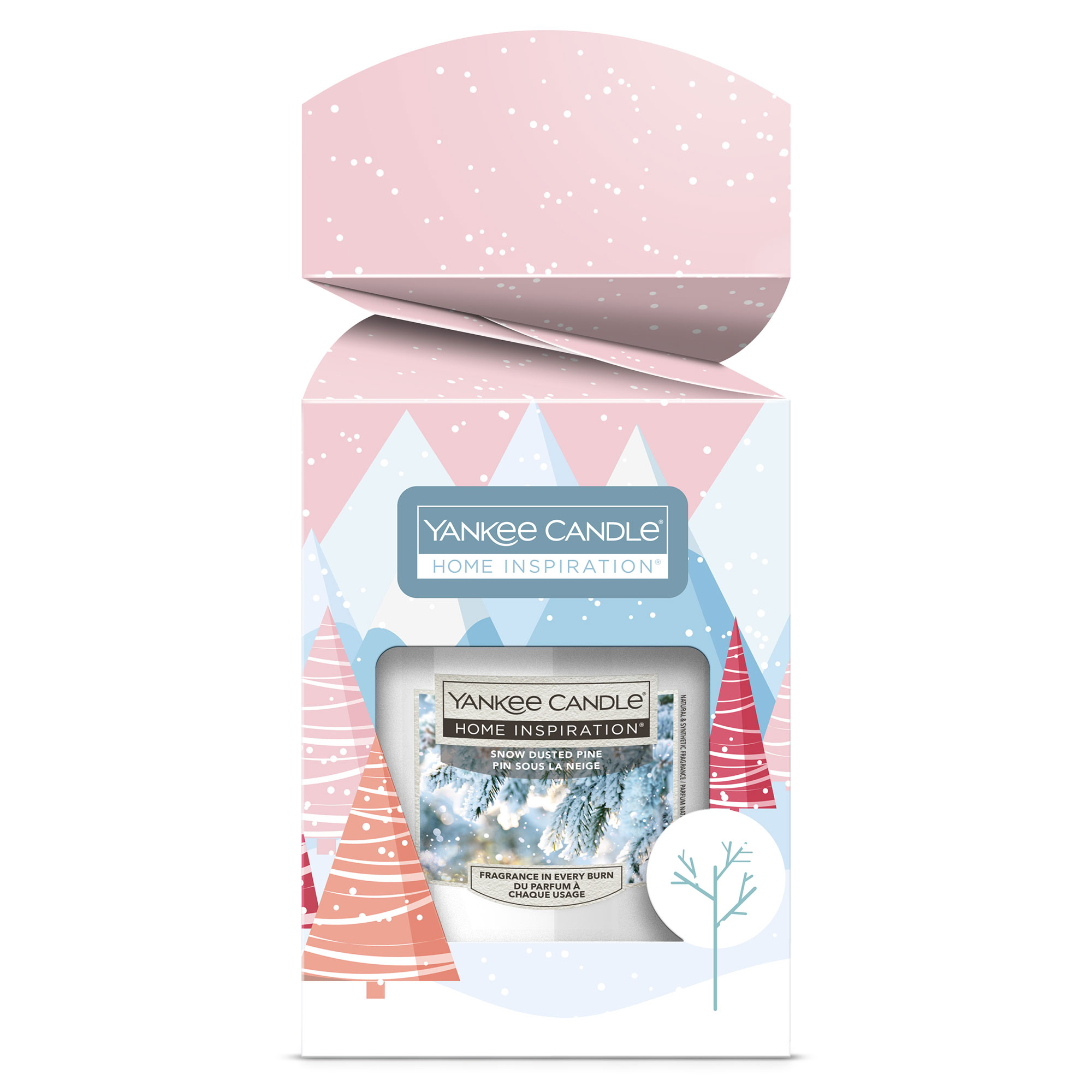 Yankee Candle Home Inspiration Snow Dusted Pine Small Jar Gift Set