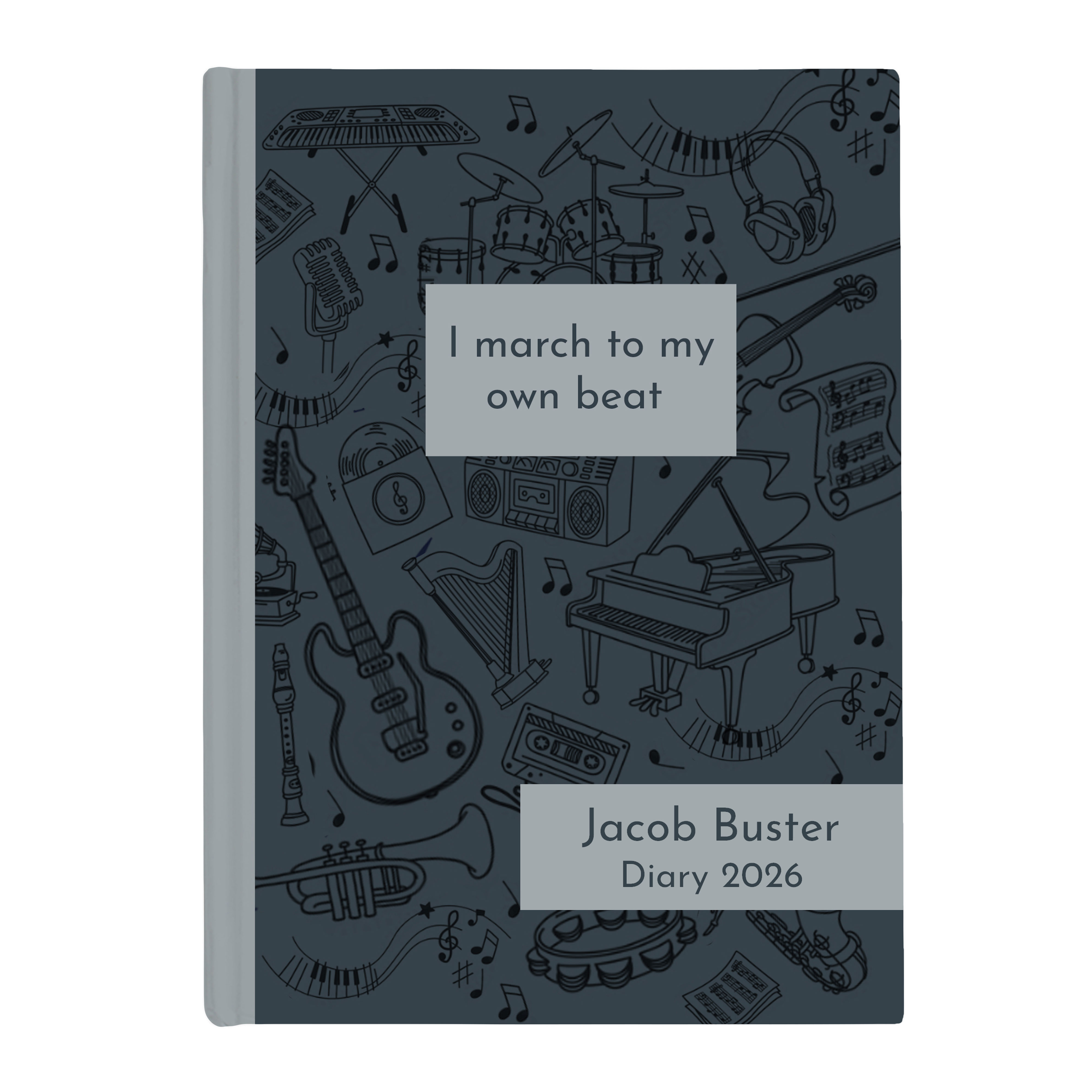 Personalised Diary - Music Diary