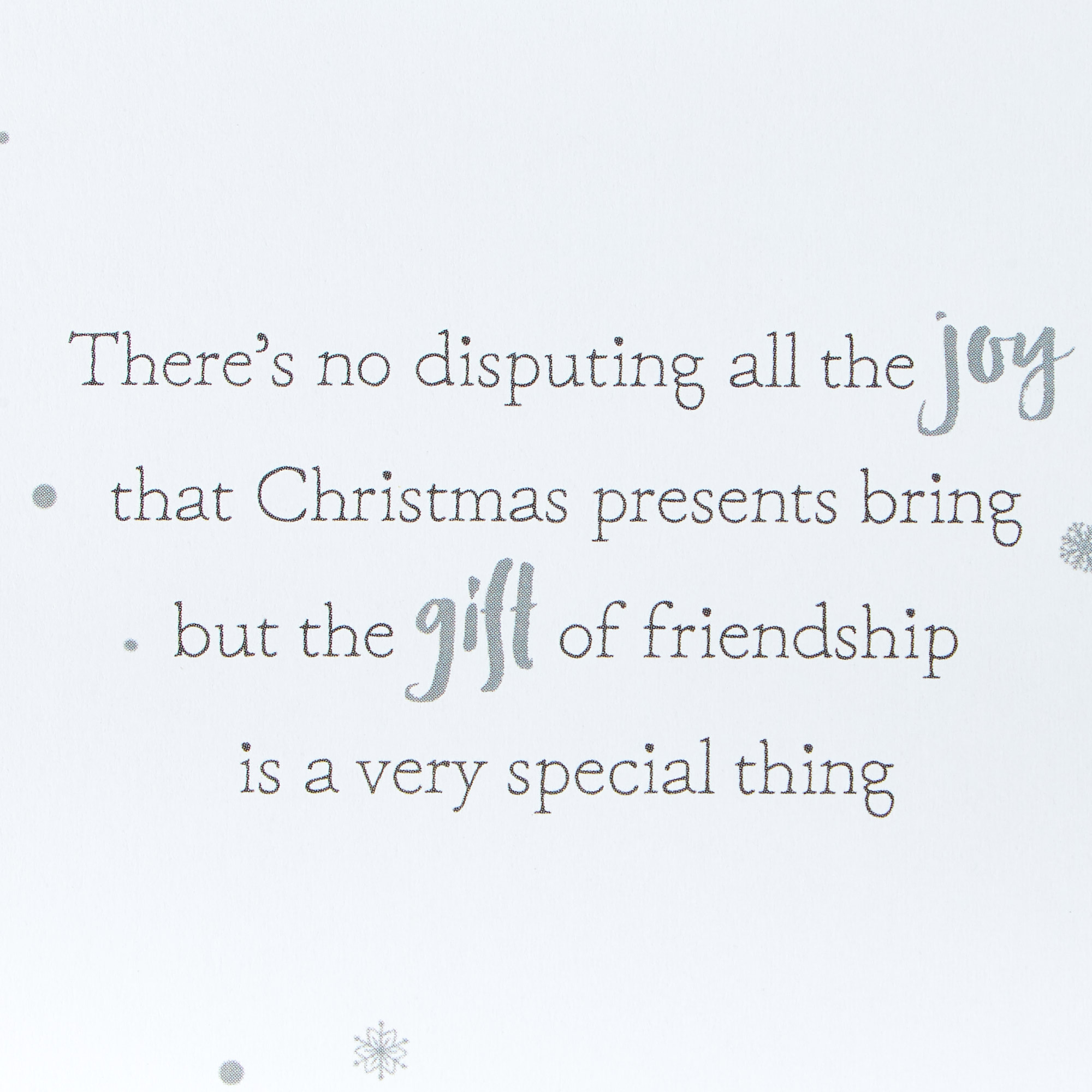 Christmas Card - A Special Friend Just Knows