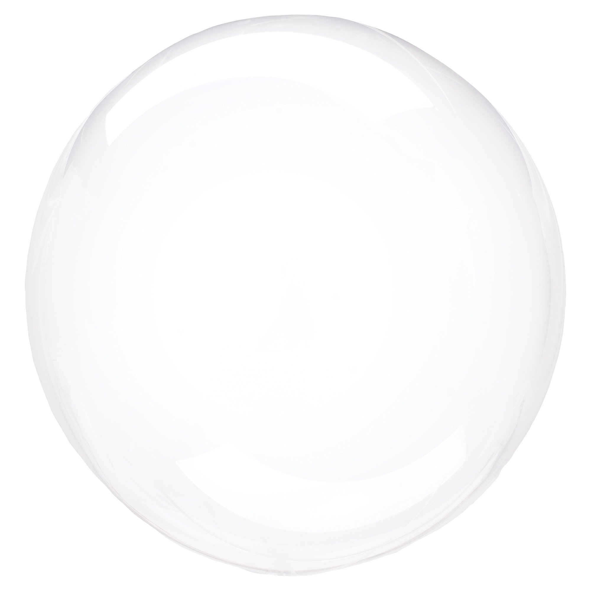 12-Inch Crystal Clear Orb-Shaped Helium Balloon
