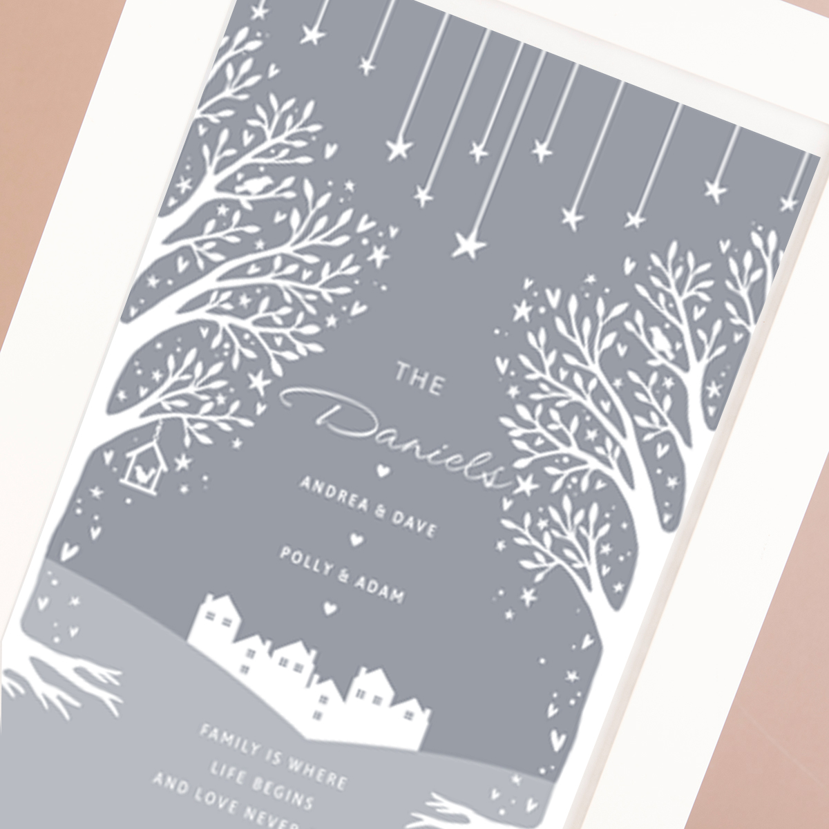 Personalised Family Portrait Print