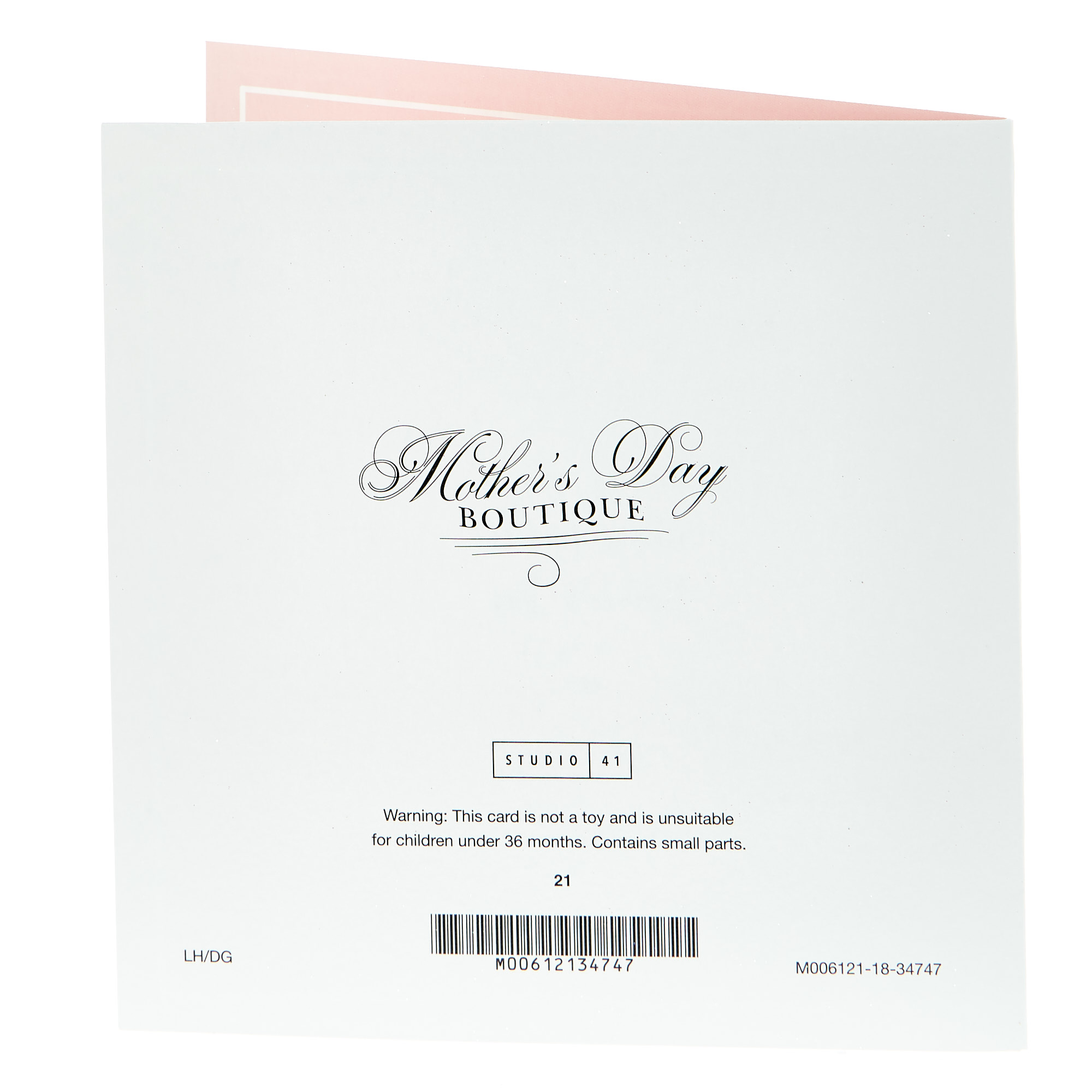 Boutique Mother's Day Card - Mum Cute Pug