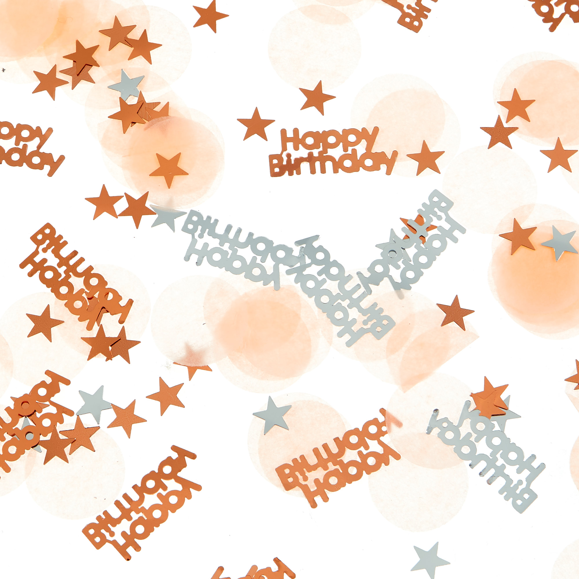 Rose Gold Happy Birthday Foiletti