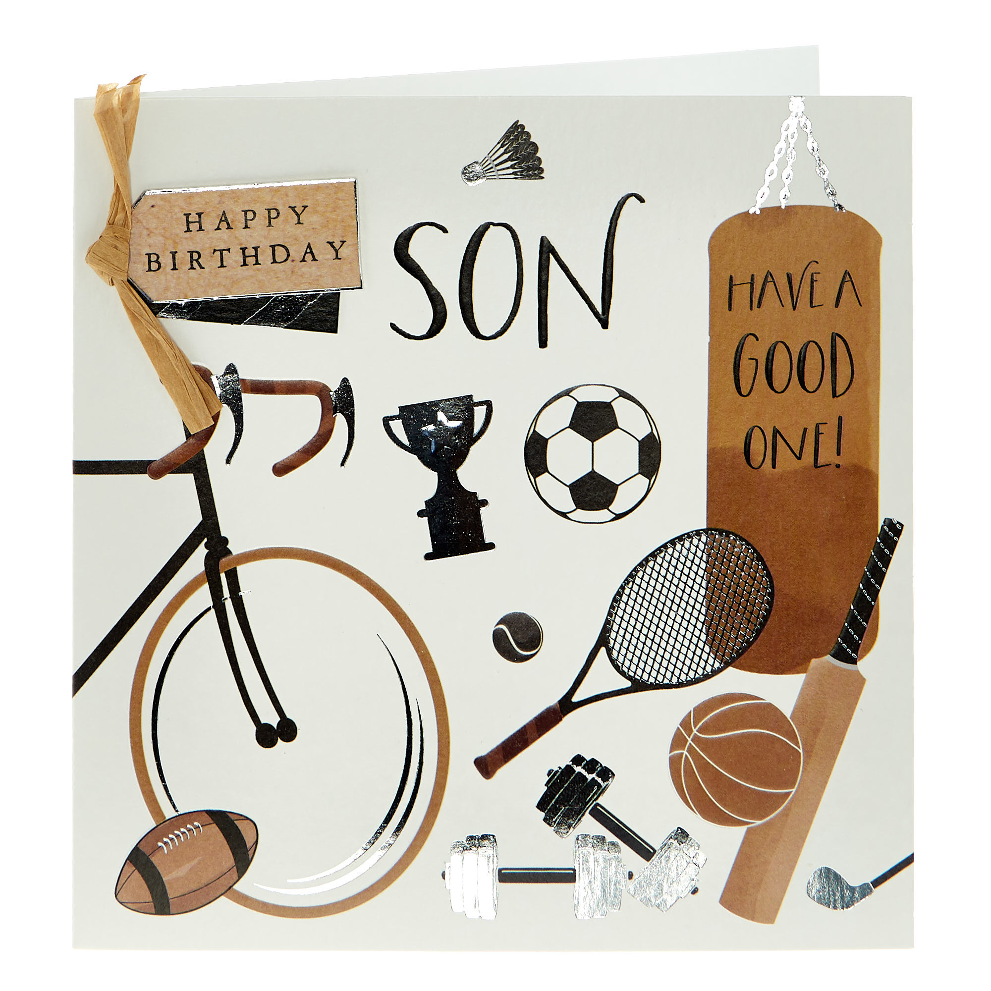 Son Have A Good One Sports Gear Birthday Card