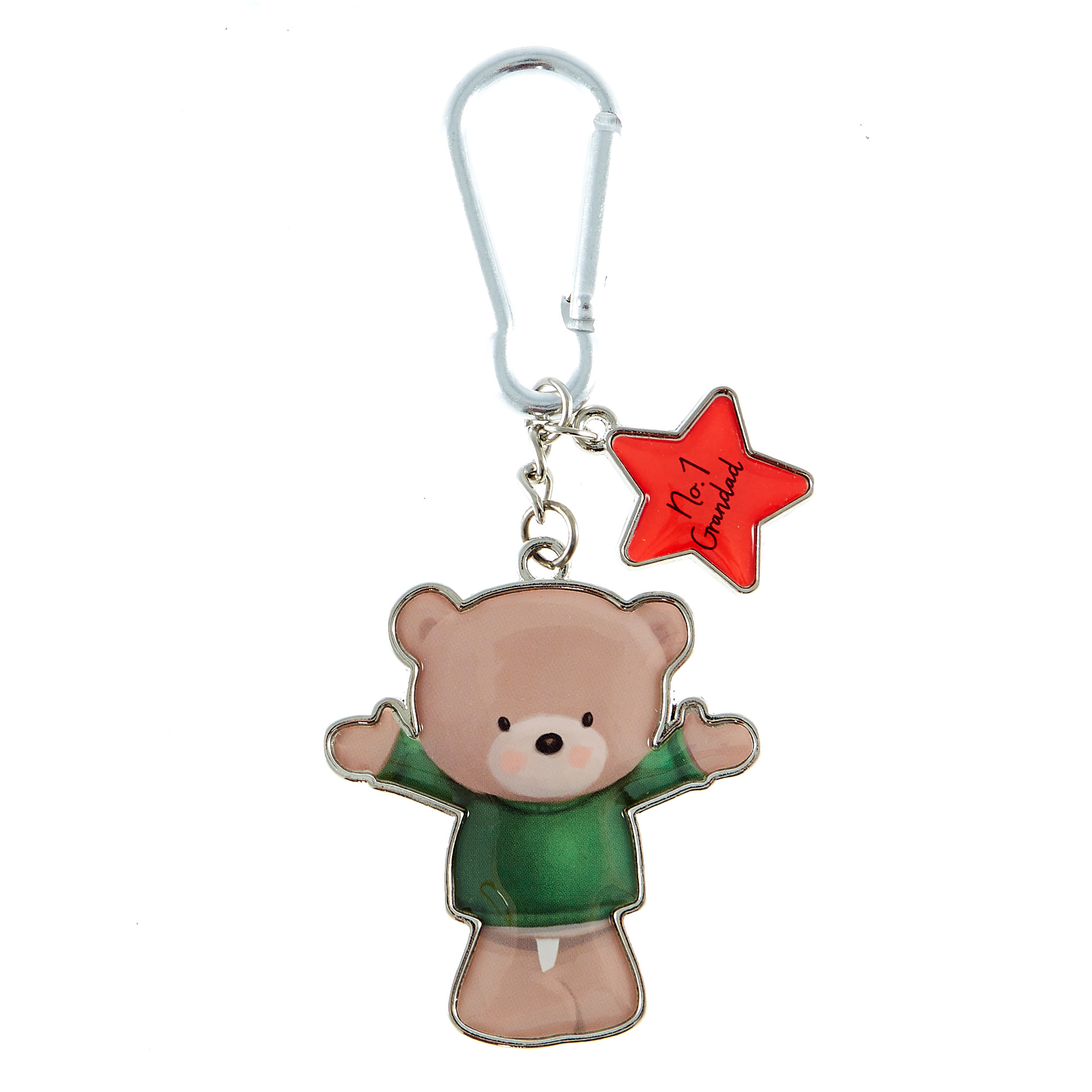 Hugs Bear No. 1 Grandad Keyring 