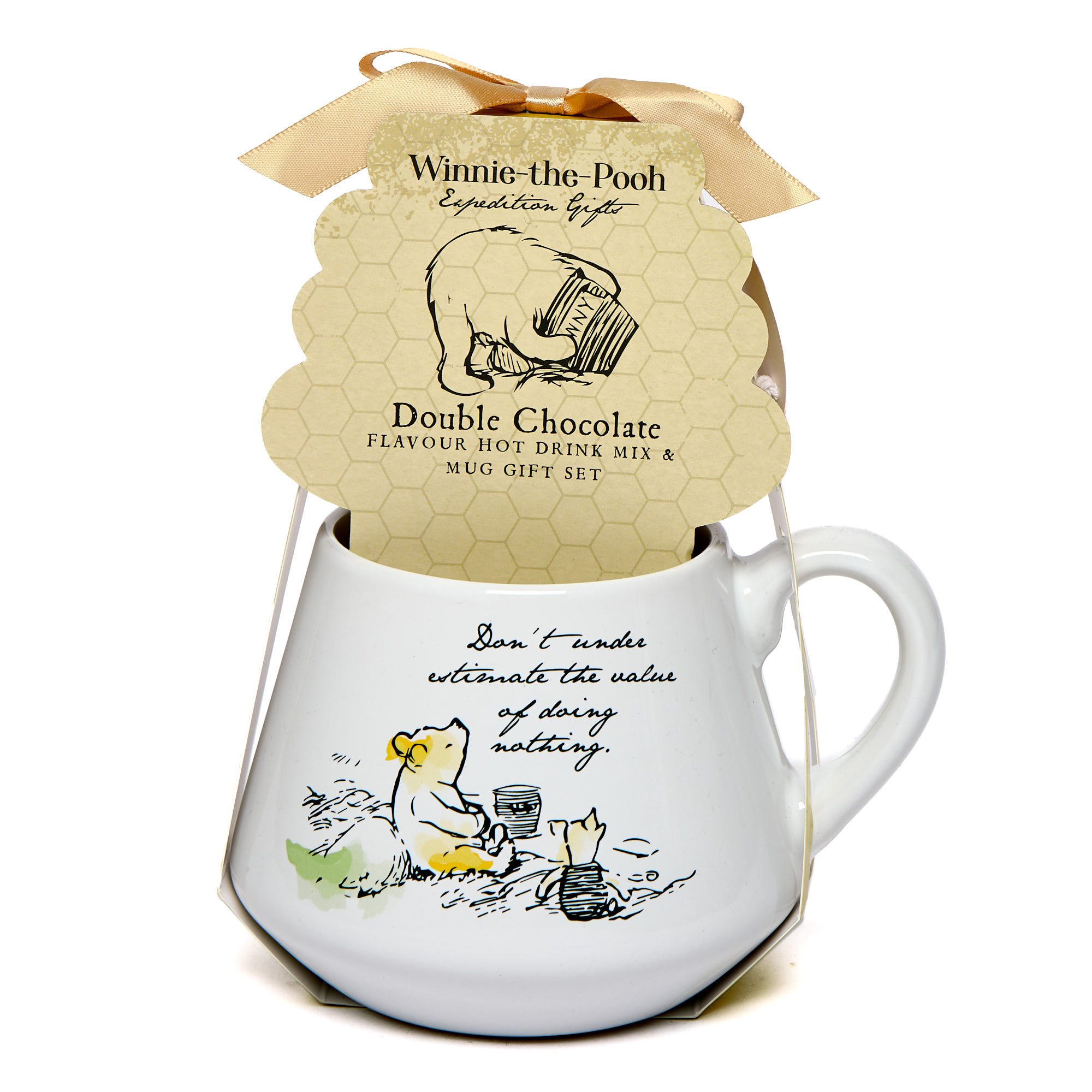 Winnie The Pooh Double Chocolate Flavour Hot Drink Mix & Mug Gift Set