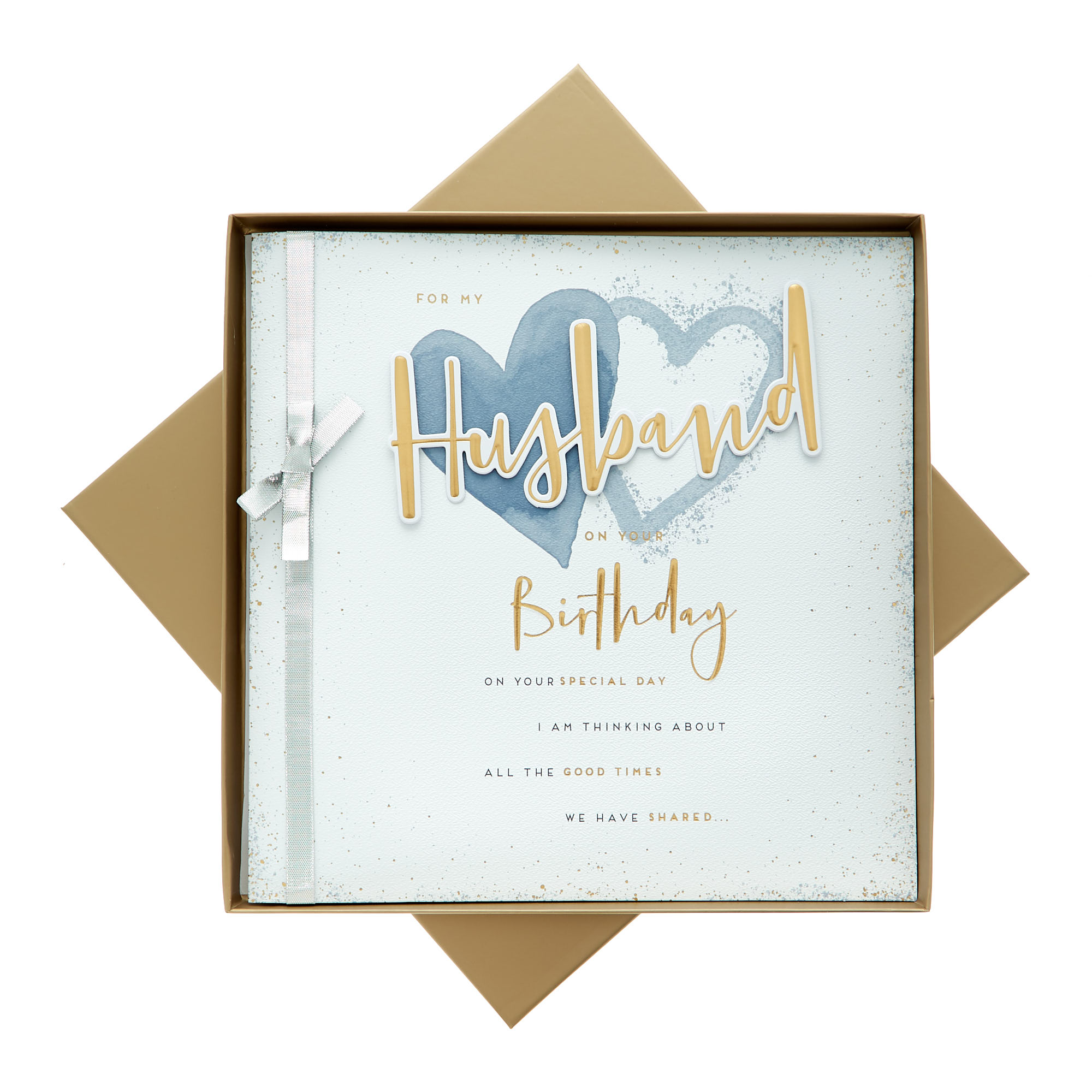 Husband Good Times Premium Boxed Birthday Card