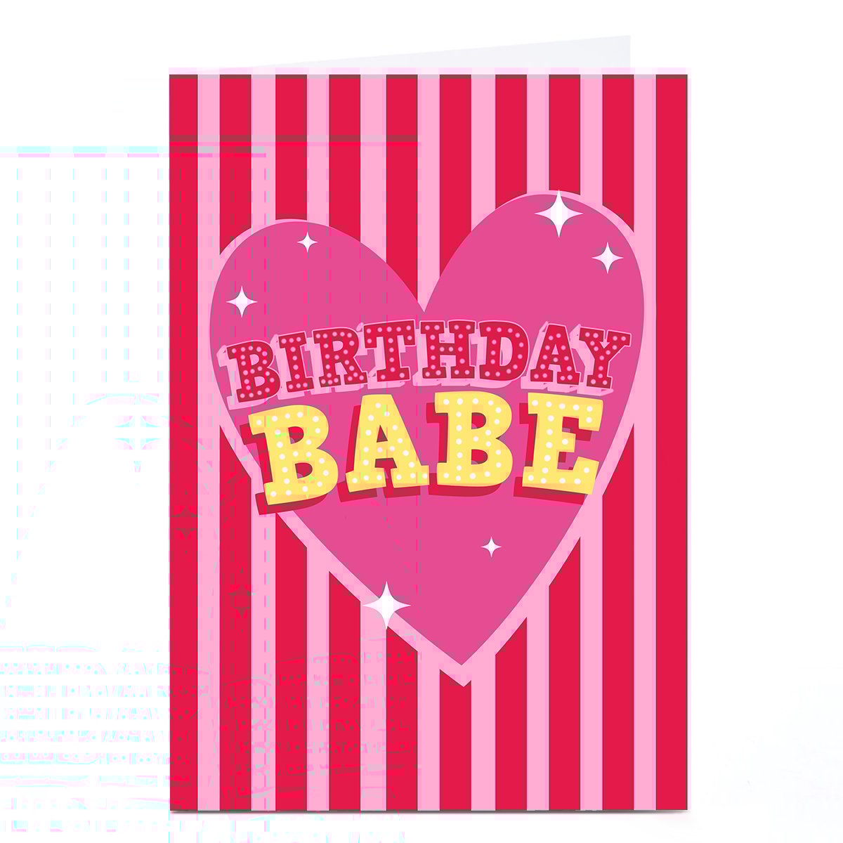 Personalised Birthday Card - Birthday Babe
