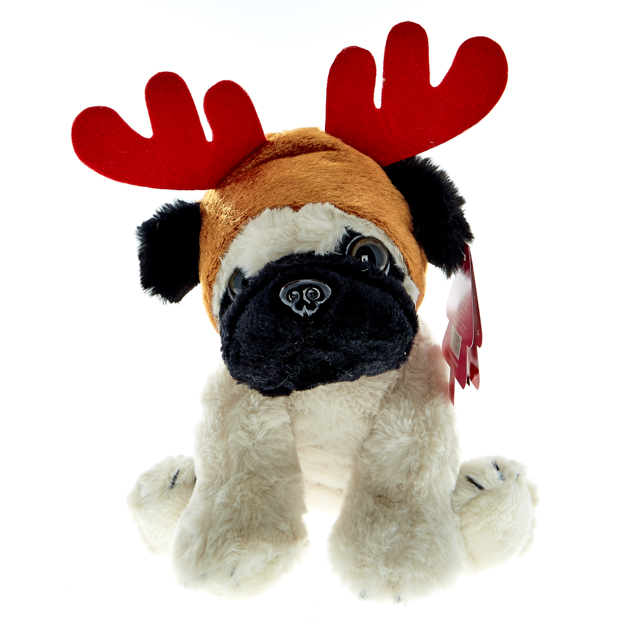 Reindeer Pug Soft Toy 