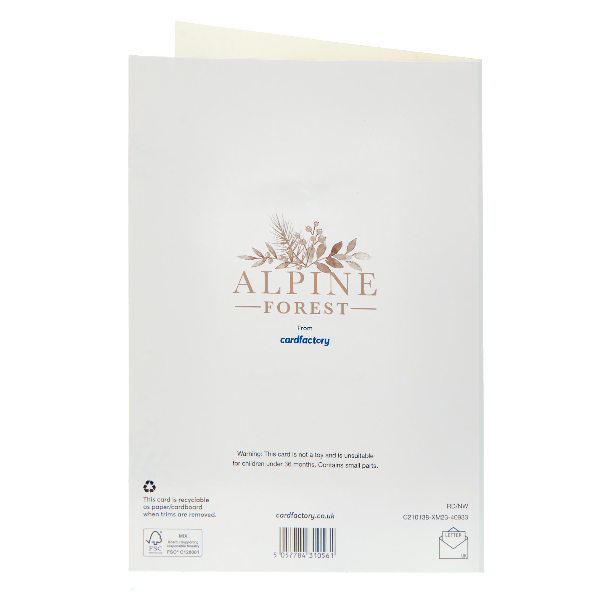 Daughter Alpine Verse Christmas Card