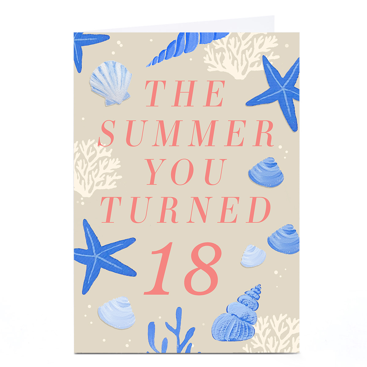 Personalised 18th Birthday Card - The Summer You Turned 18