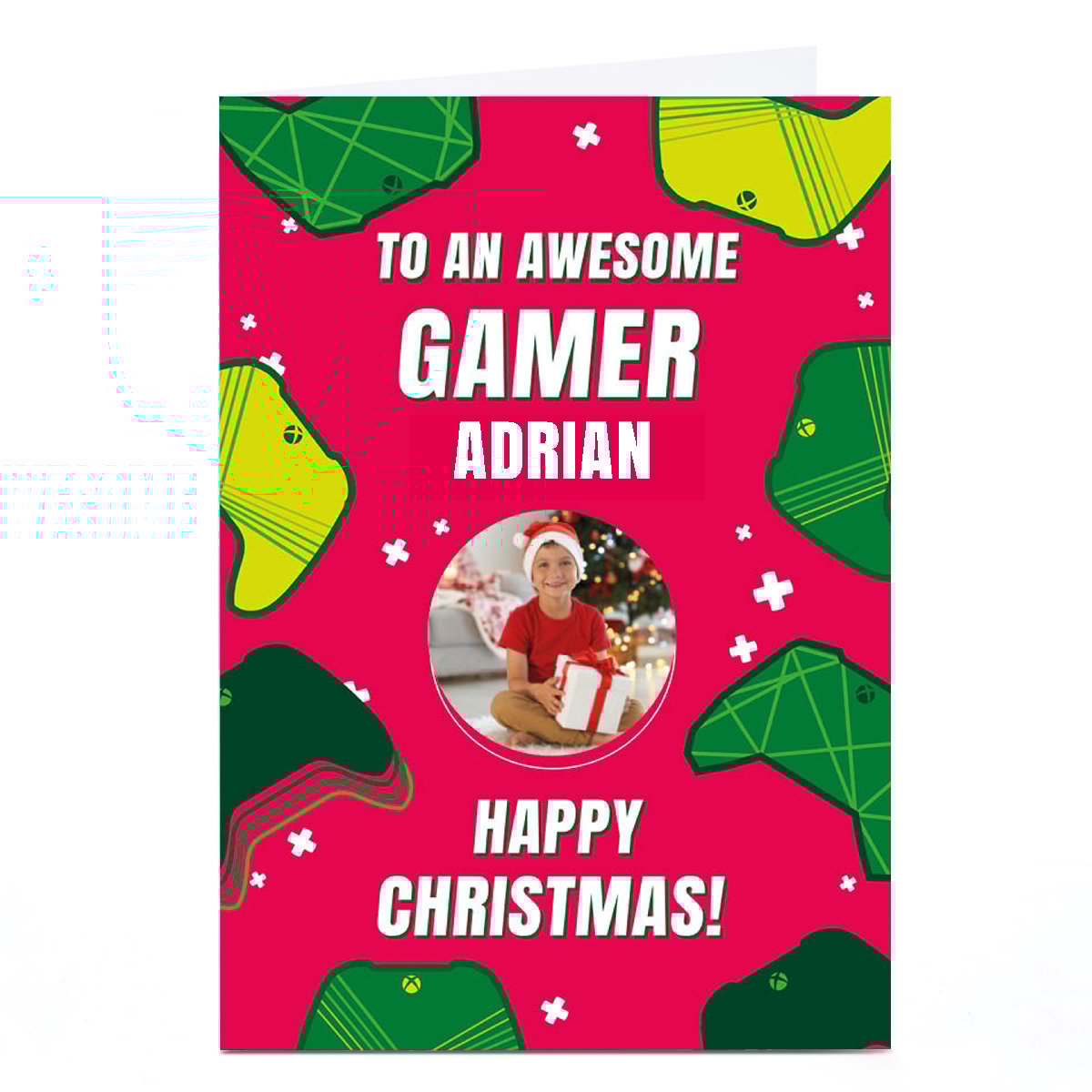 Photo Xbox Christmas Card - To an Awesome Gamer, Any Name