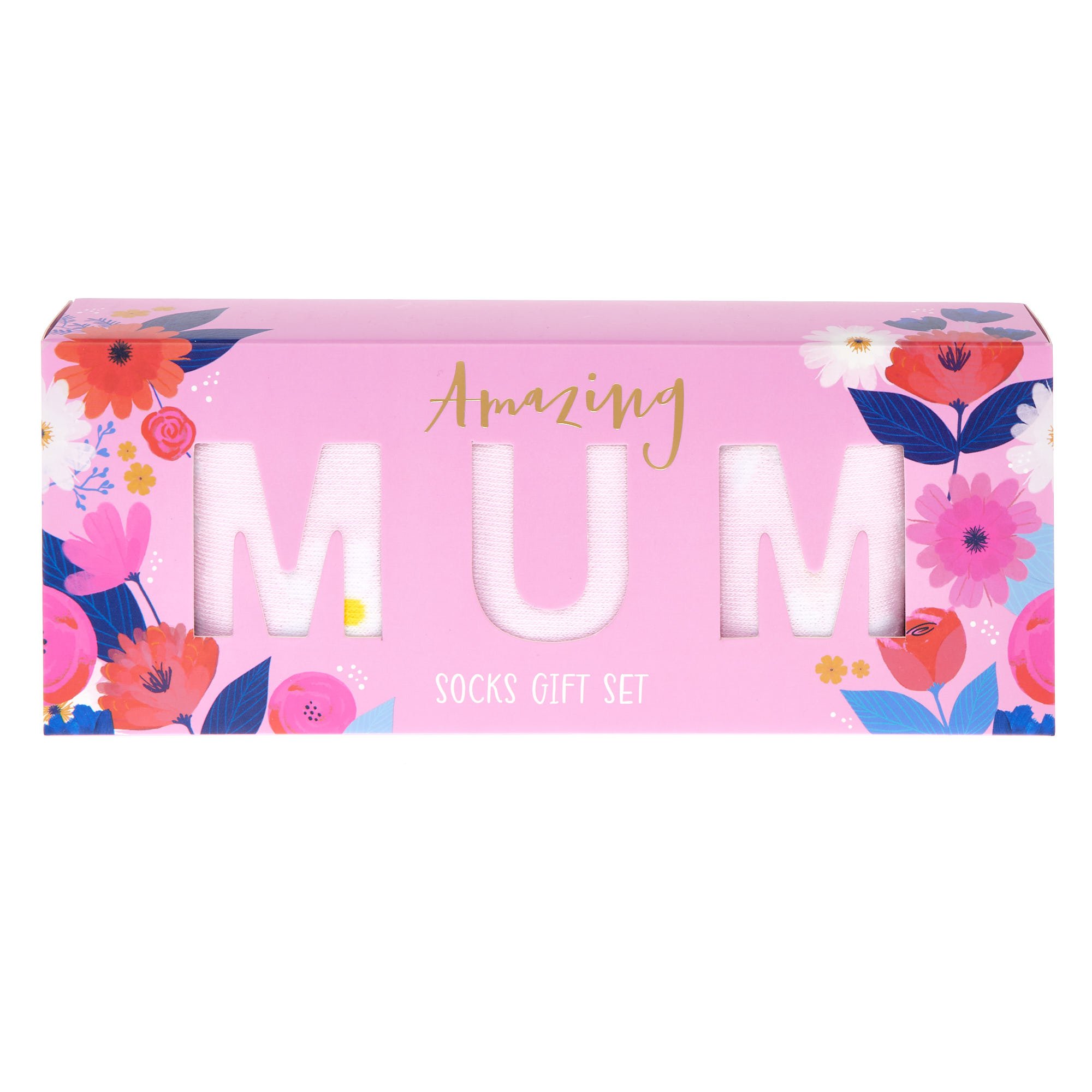 Amazing Mum Socks Gift Set - 3 Pairs