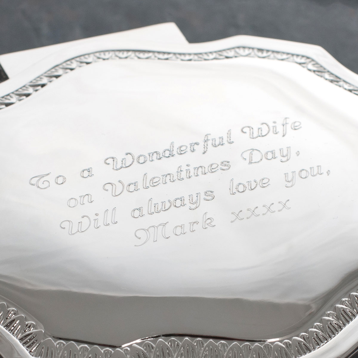 Engraved Vintage-Inspired Jewellery Box