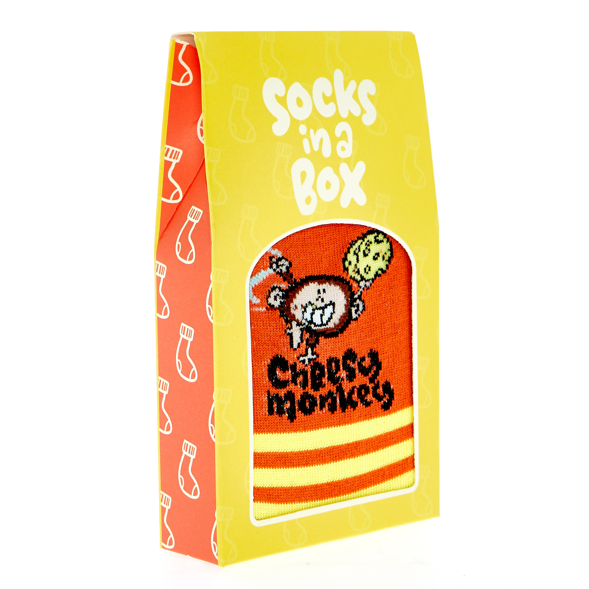 Fruitloops Cheesy Monkey Socks In A Box