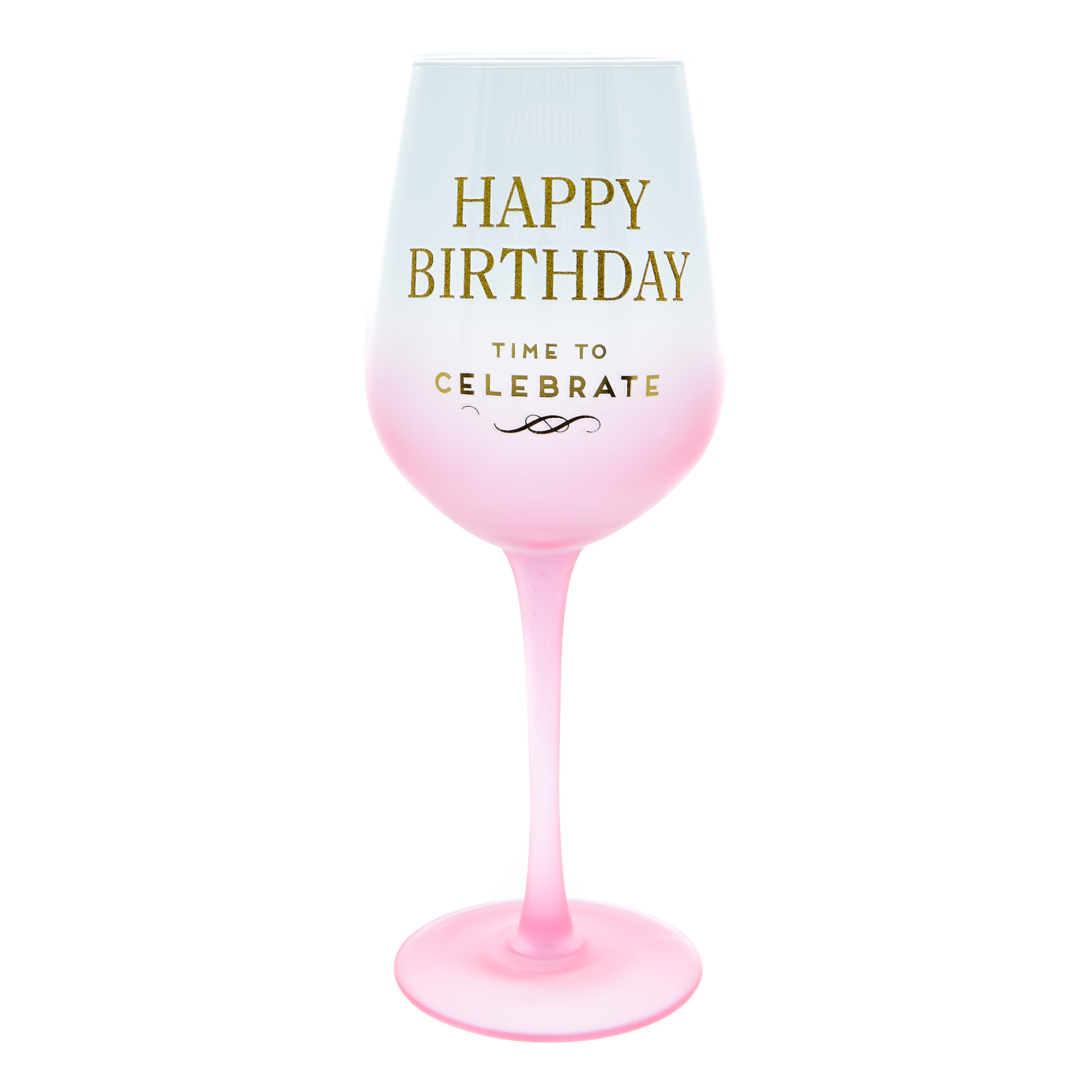 Buy Happy Birthday Wine Glass - Time To Celebrate for GBP 4.99 | Card ...