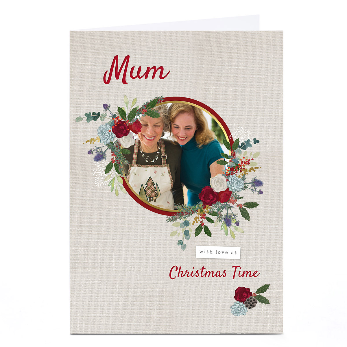 Photo Kerry Spurling Christmas Card - Mum Floral