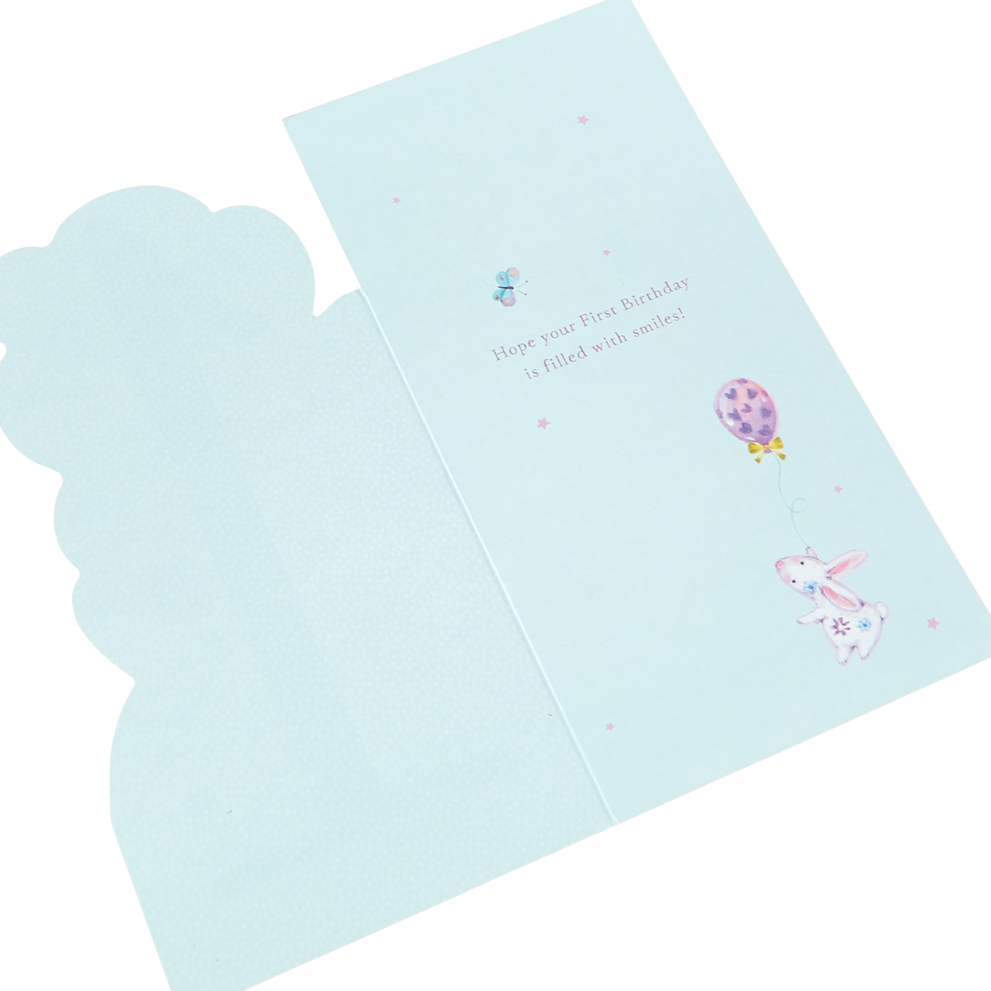 Personalised Wedding Card - Floral Rosette