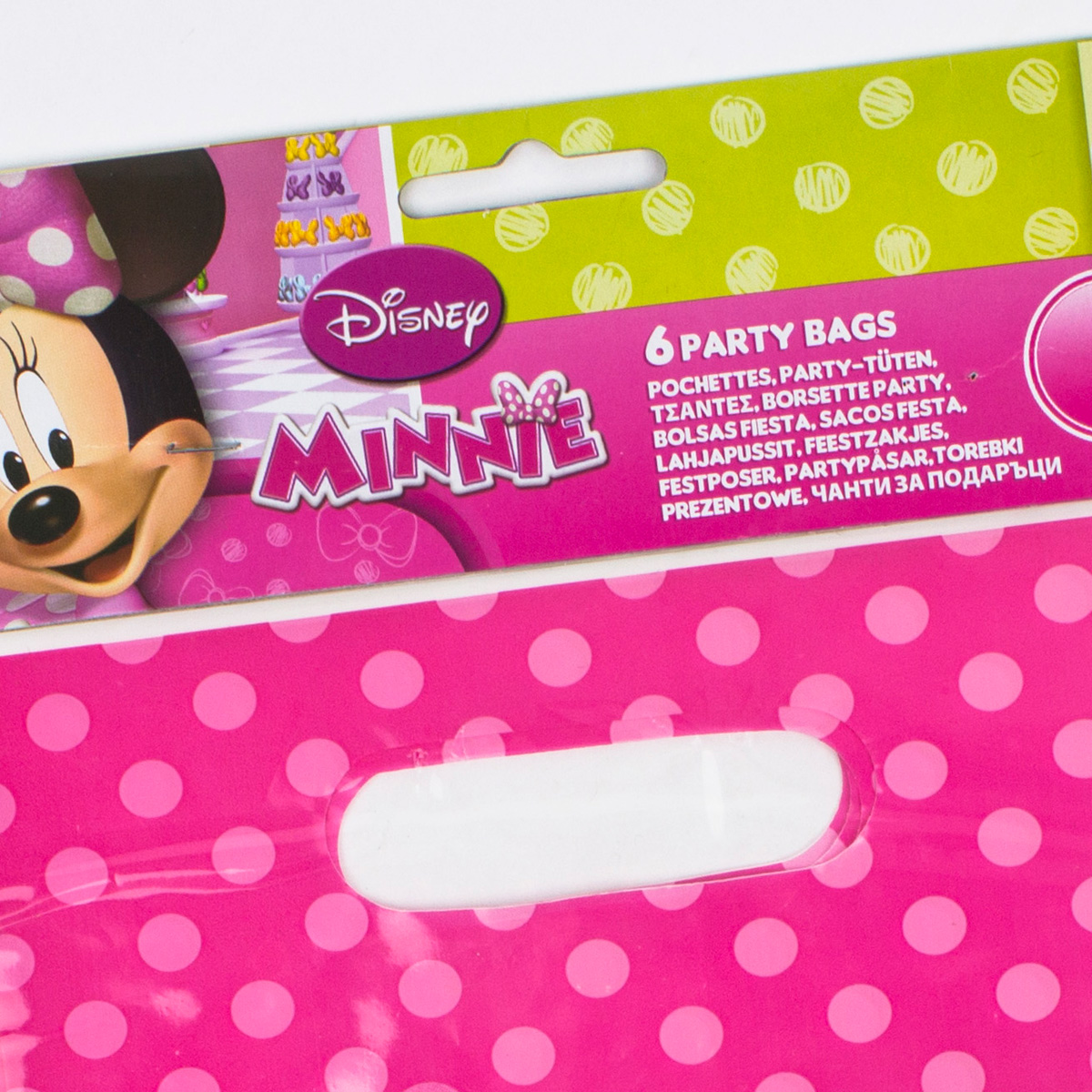 Disney Minnie Mouse Party Bags, Pack Of 6