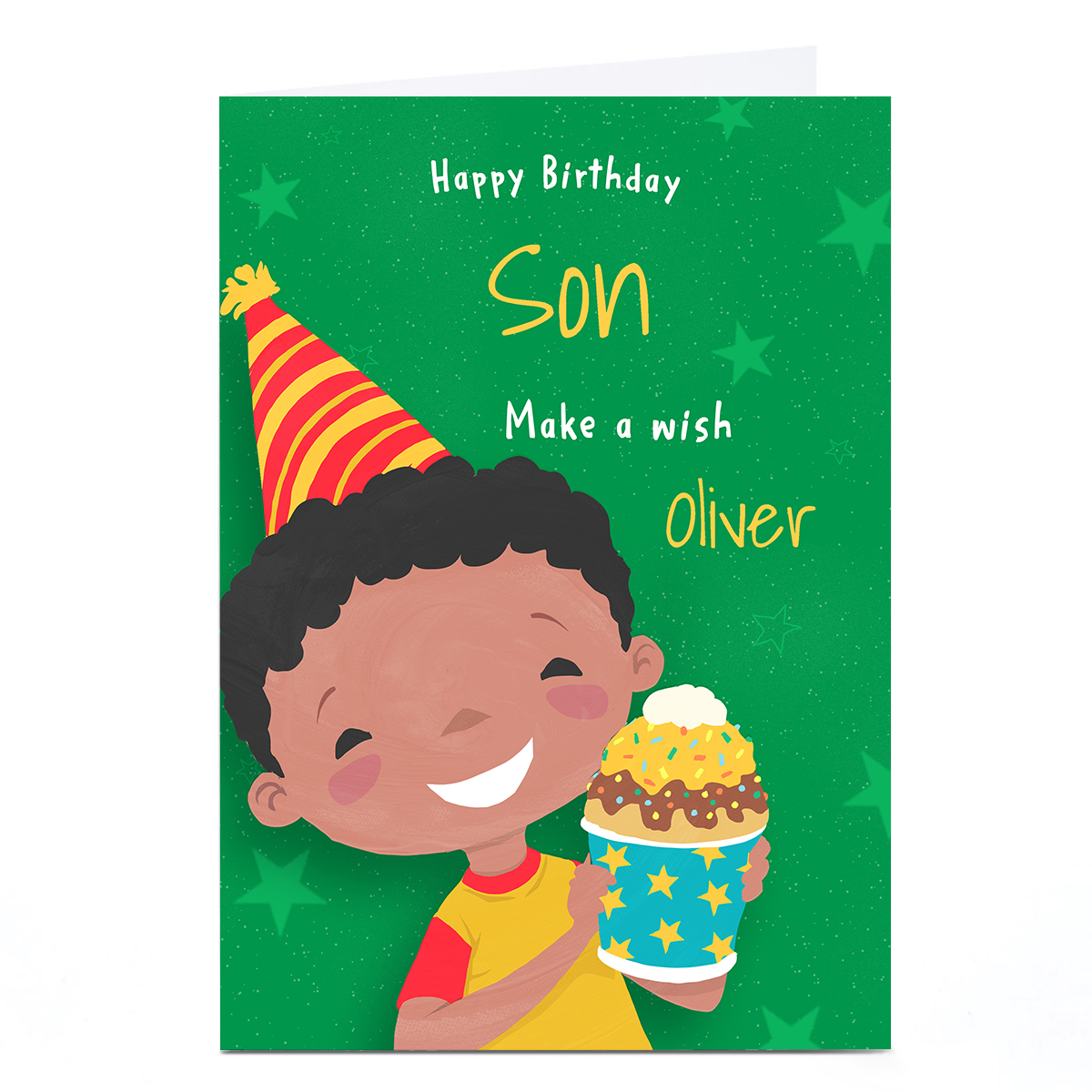 Personalised Birthday Card - Birthday Wishes, Son