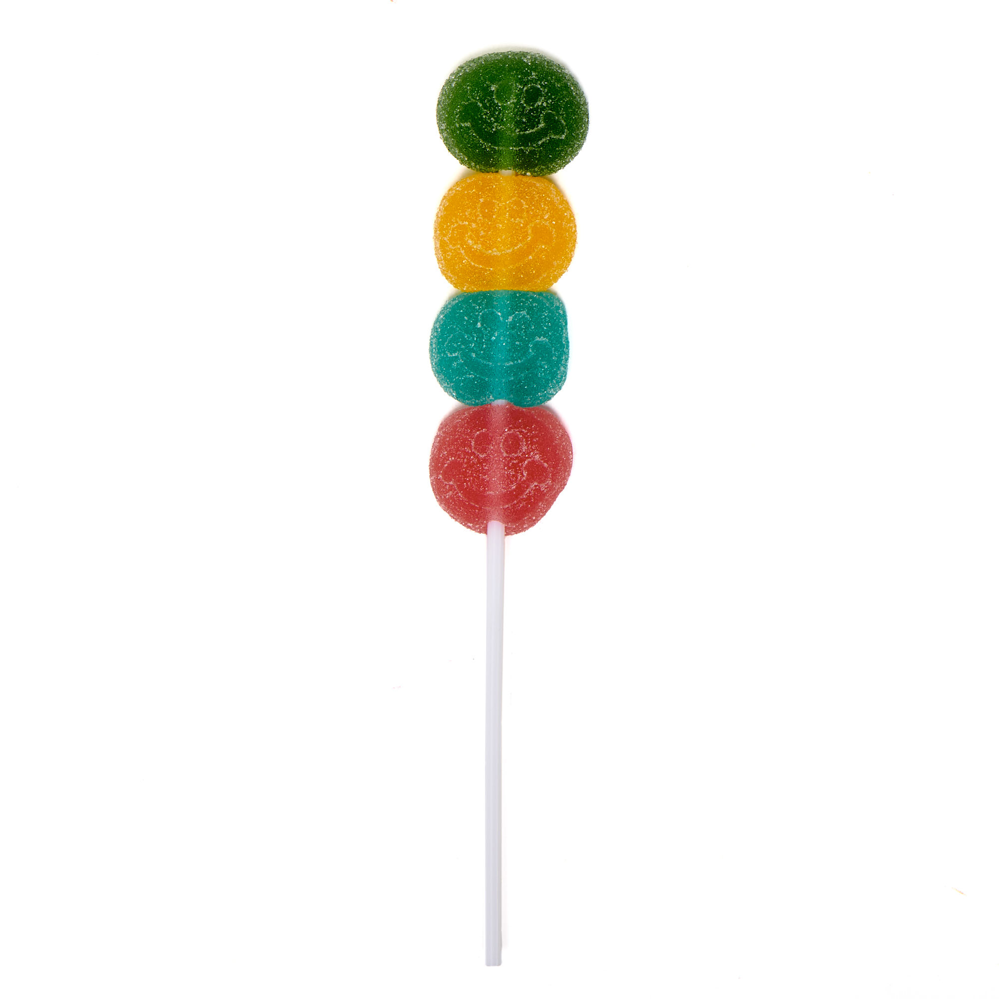 Smiley Face Gummy Candy Stacker Lolly