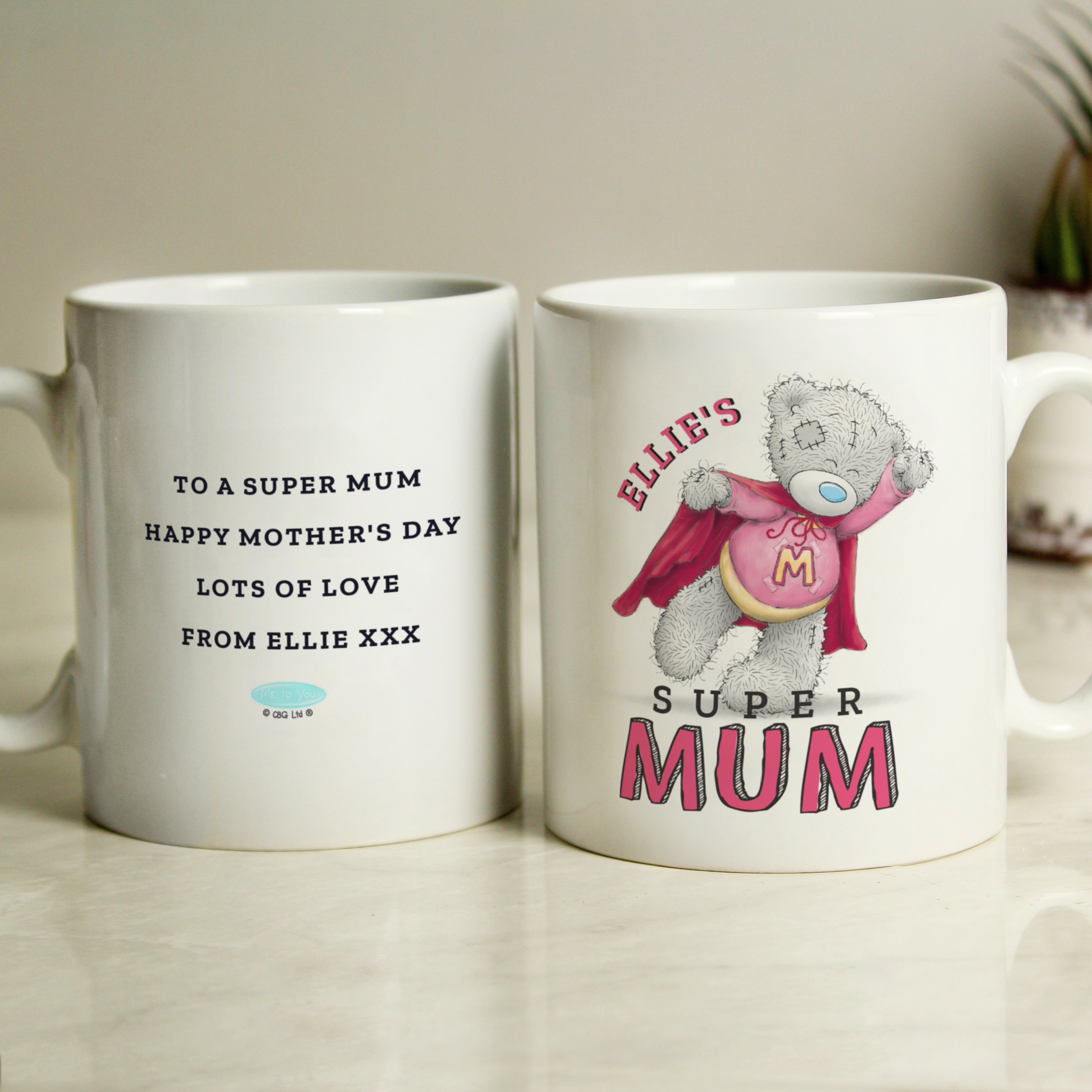 Personalised Me To You Super Mum Mug