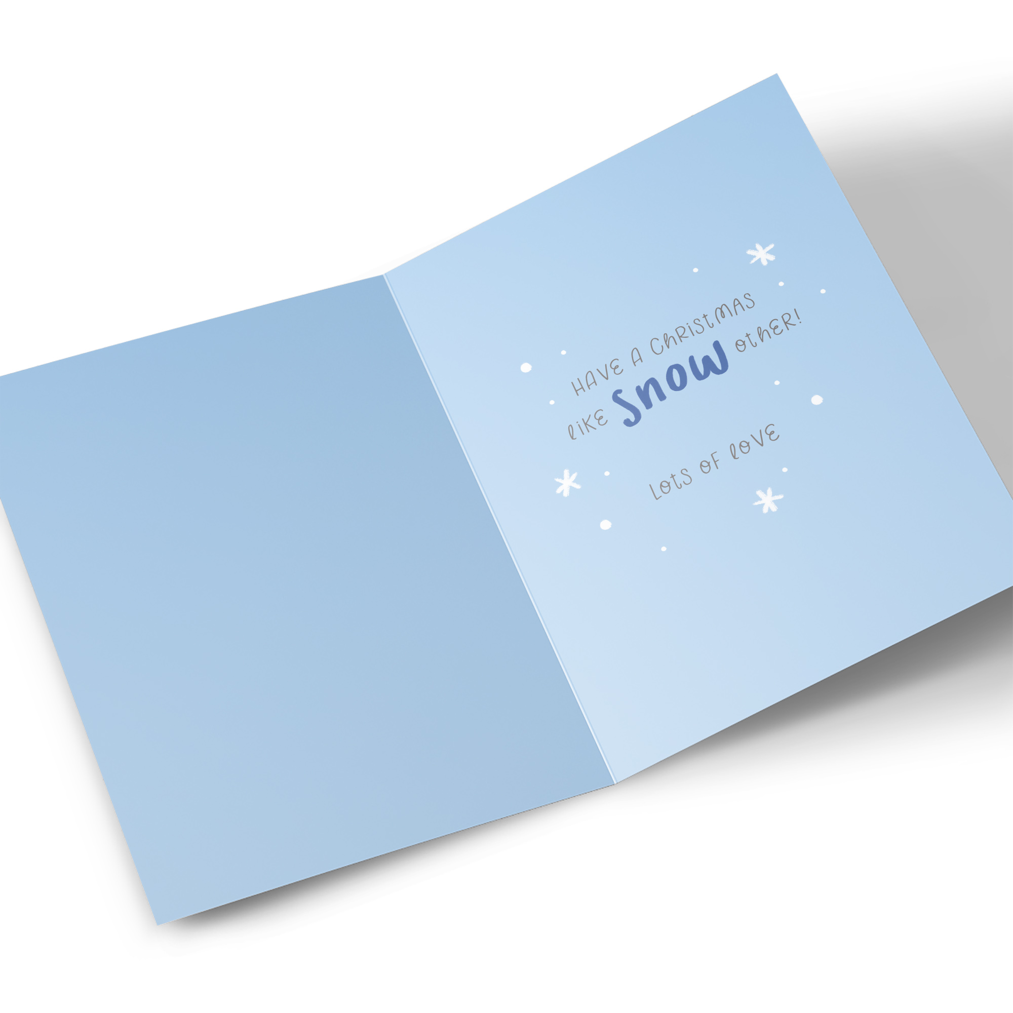 Christmas Card - Baby and Daddy Cool Bear, Daddy