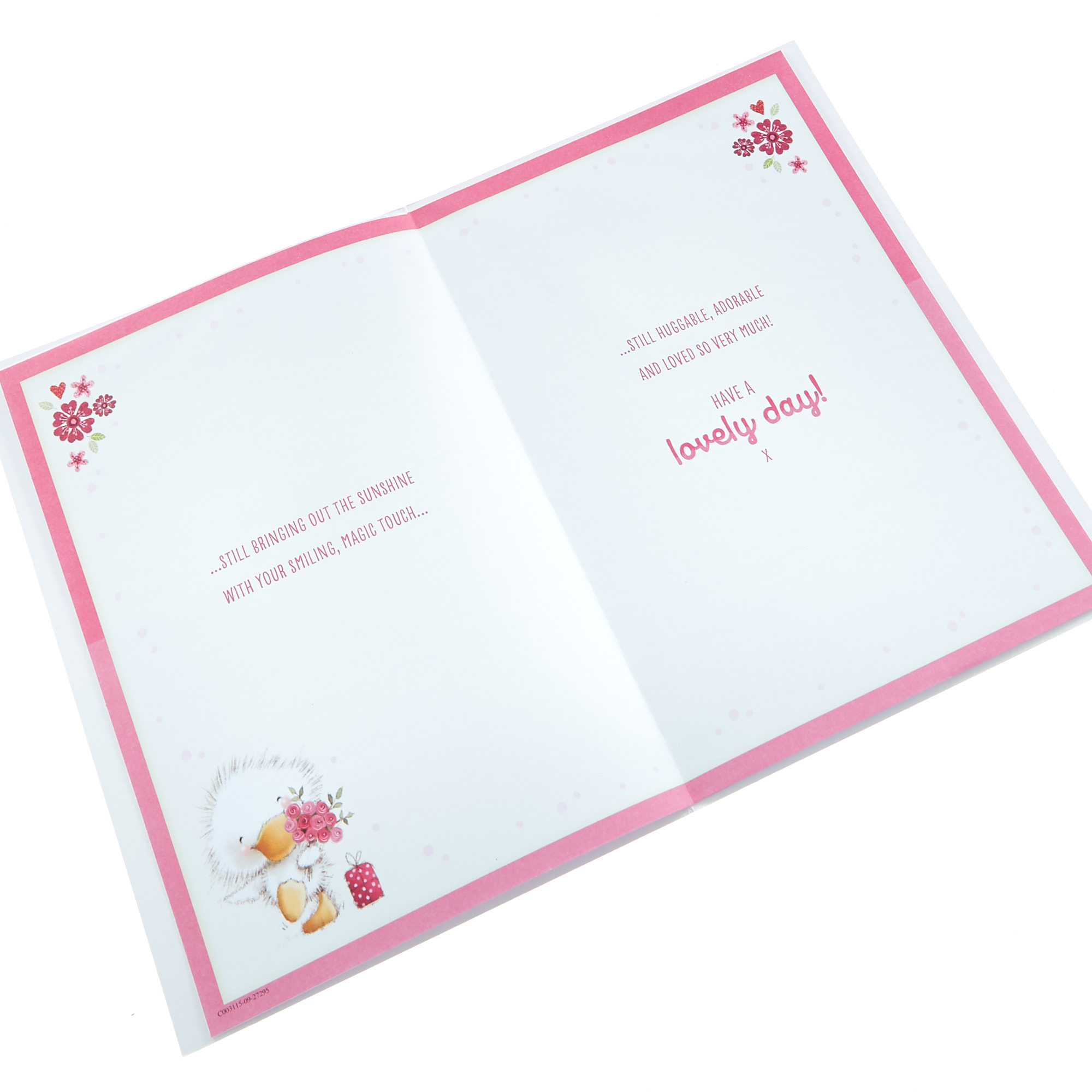 Personalised Thank You Card - Colourful Flowers