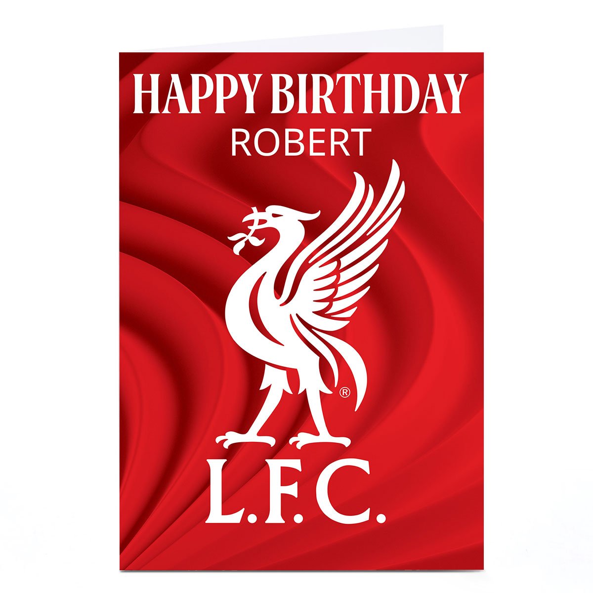 Personalised Football Birthday Card - L.F.C