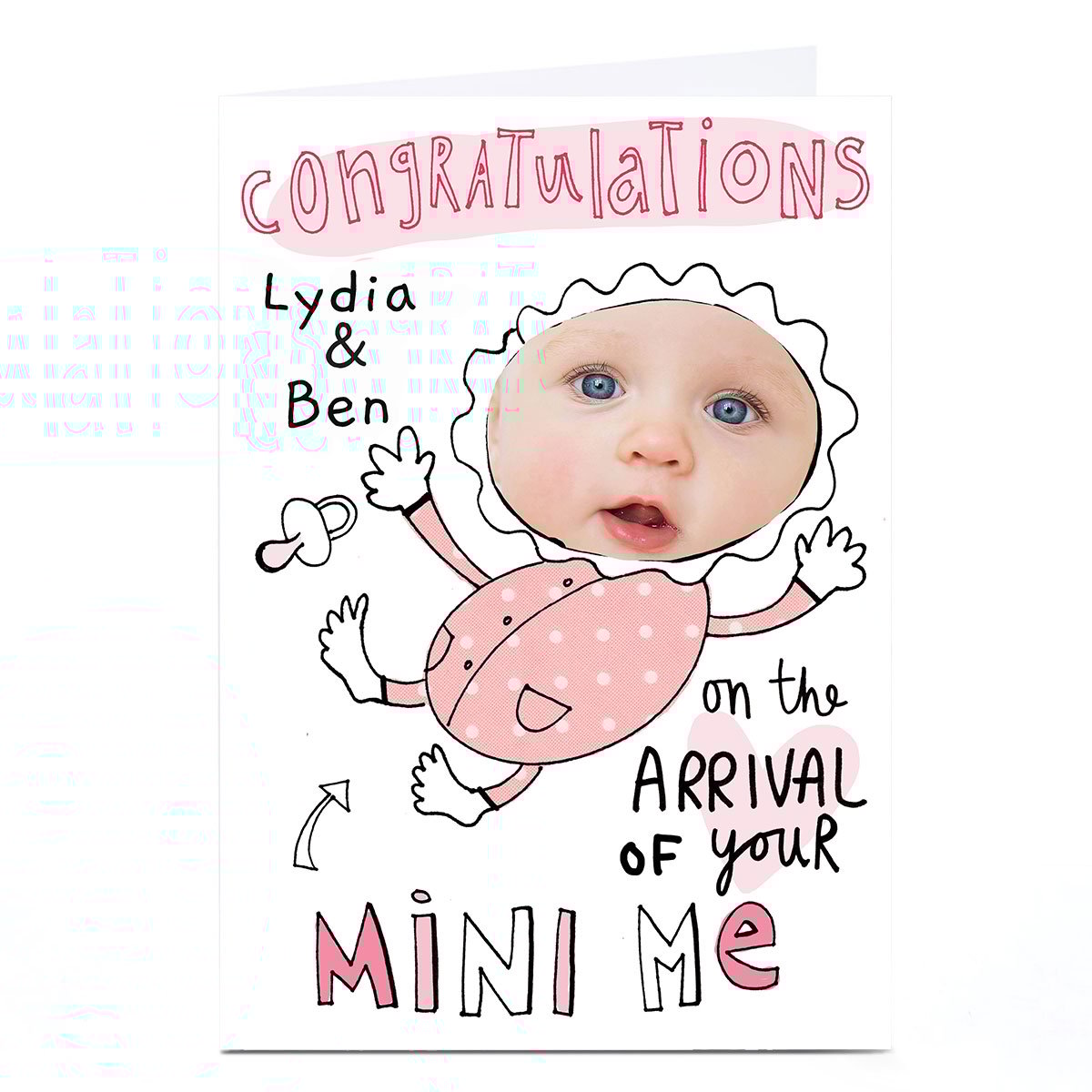 Photo Lindsay Loves To Draw Card - Mini Me, Pink