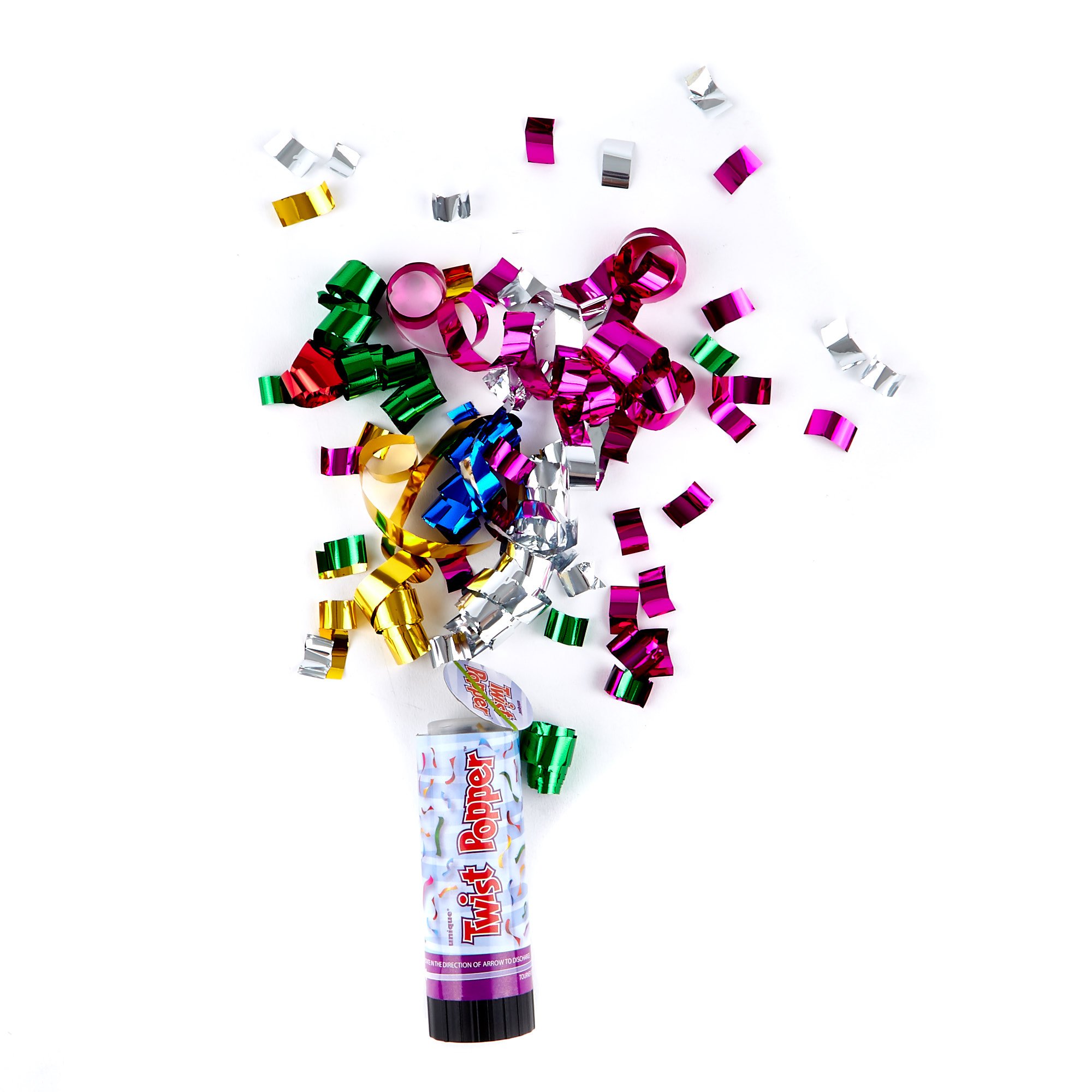 3 Twist Confetti Poppers