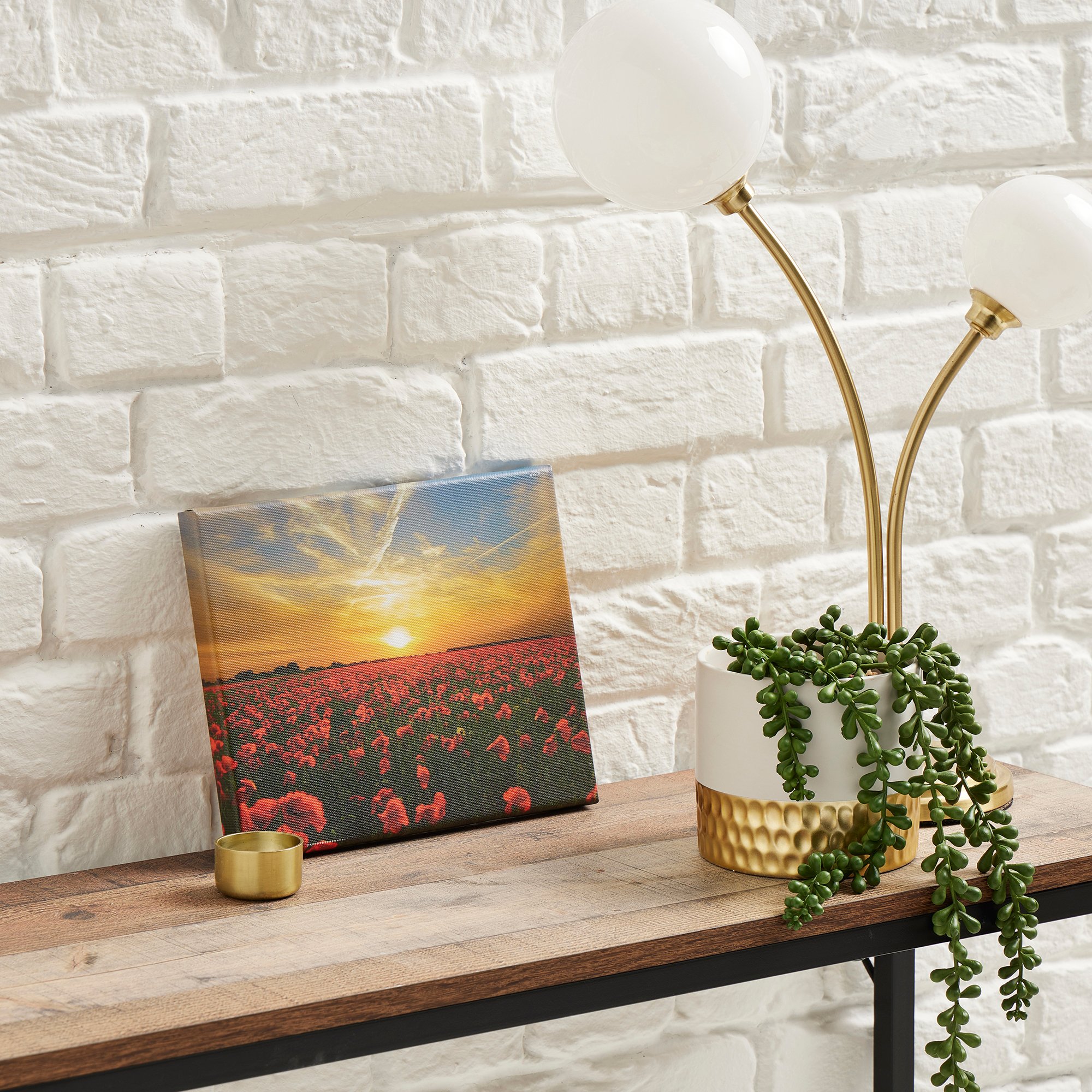 Personalised Landscape Photo Canvas 20cm x 25cm