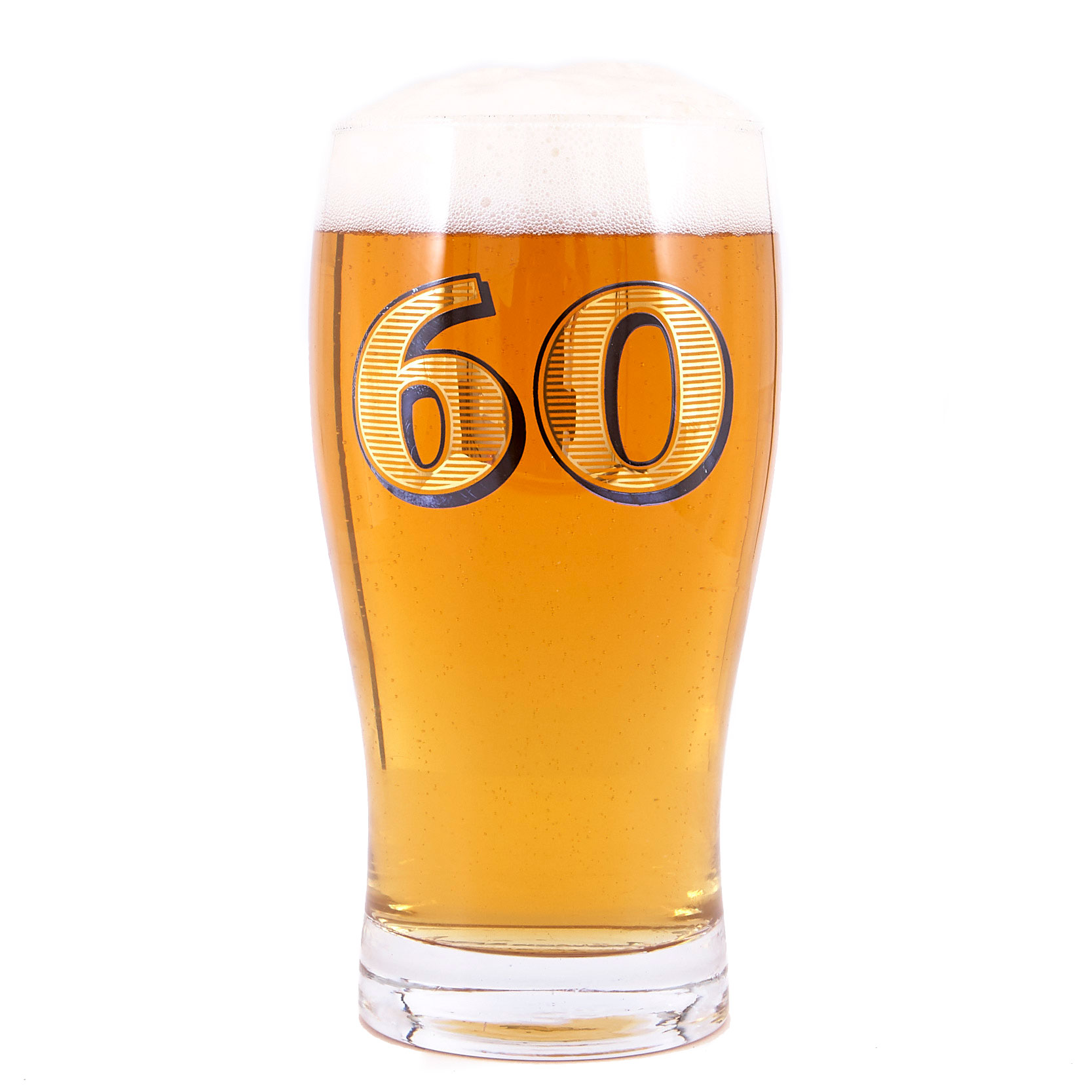 60th Birthday Pint Glass - Classic Collection