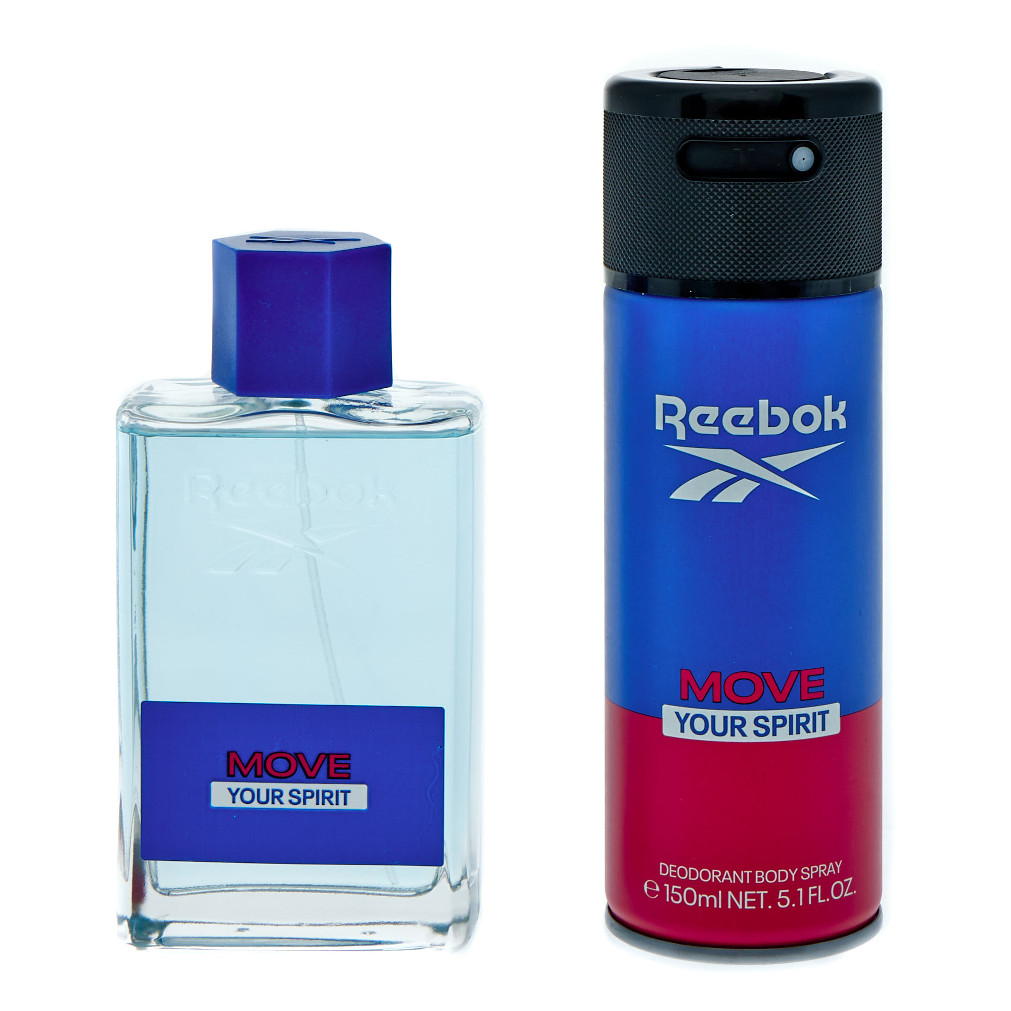 Reebok Move Your Spirit For Men Eau De Toilette & Deodorant 