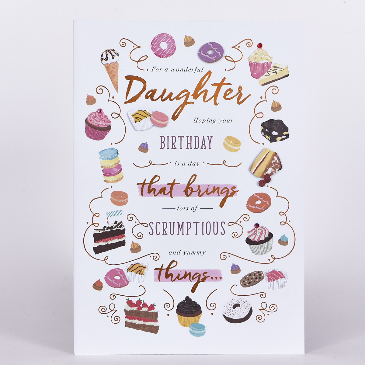 Signature Collection Birthday Card - Daughter Sweet Treats