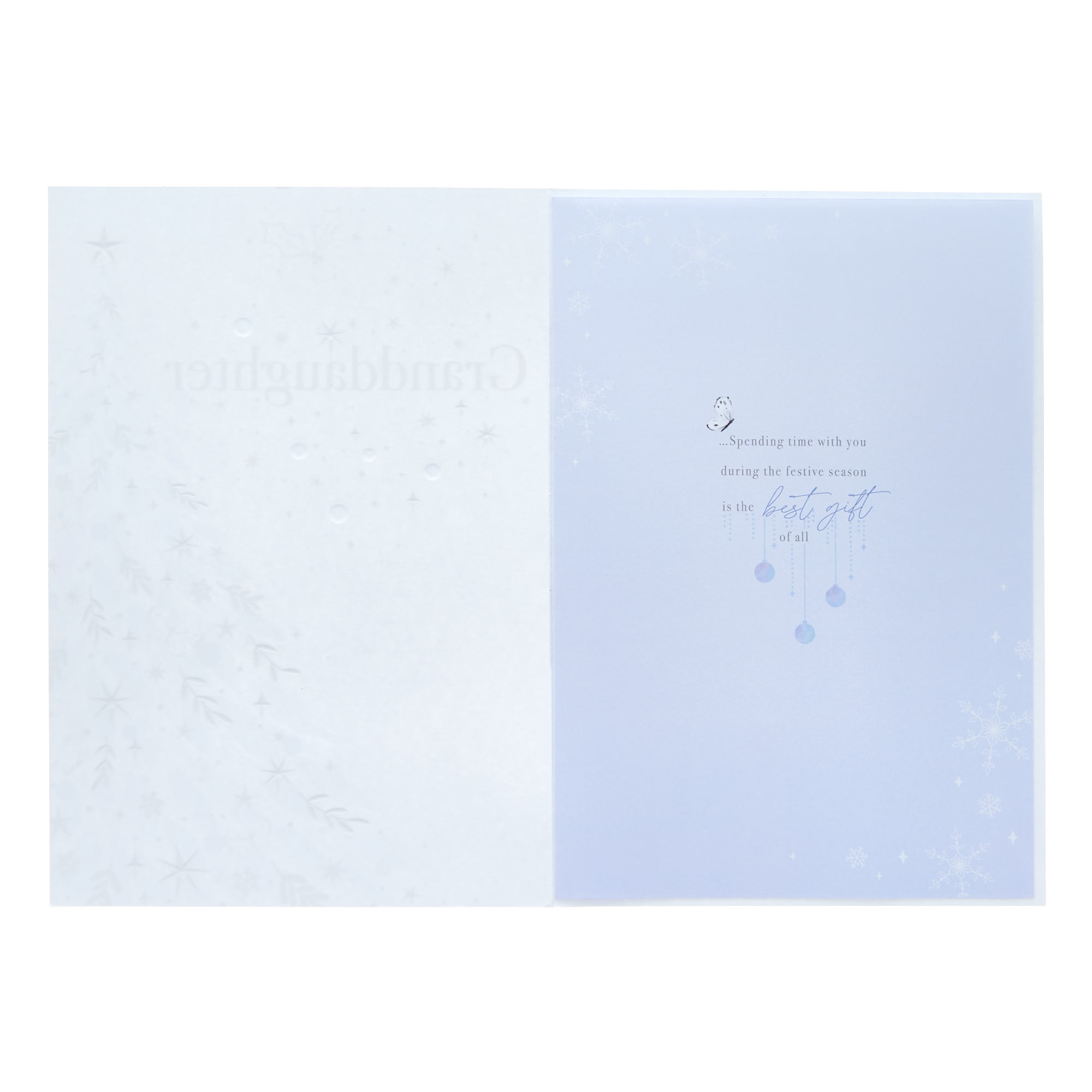 Granddaughter Modern Tree Christmas Card