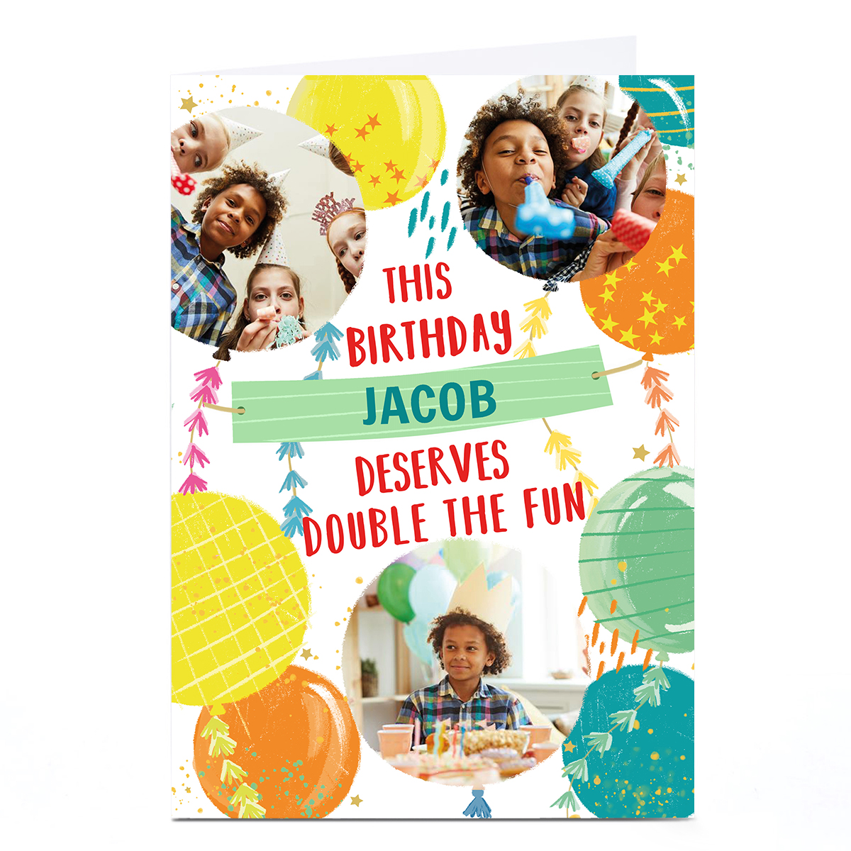 Photo Covid Birthday Card - Double Fun