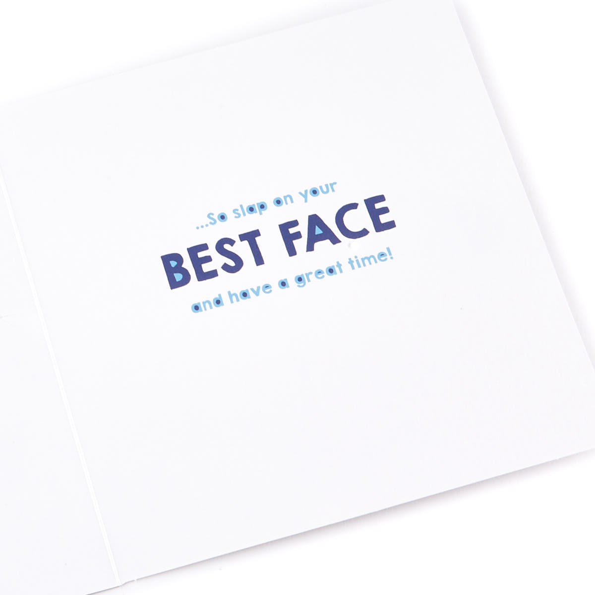VIP Collection Birthday Card - Dad Funny Face Mask