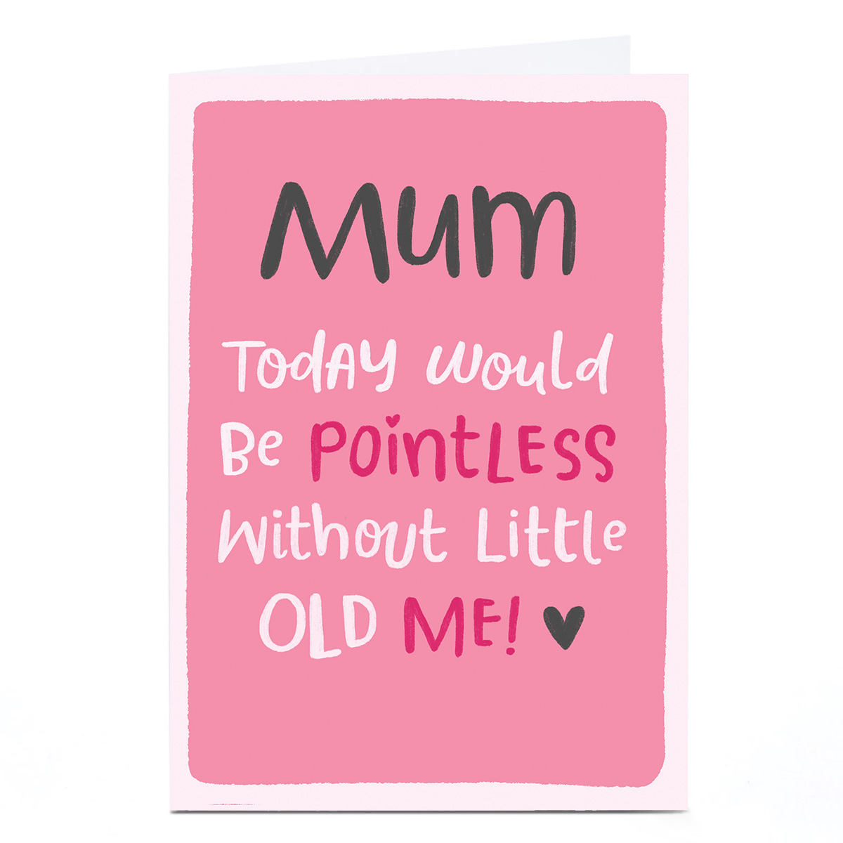 Personalised Blue Kiwi Mother's Day Card - Today Would be Pointless