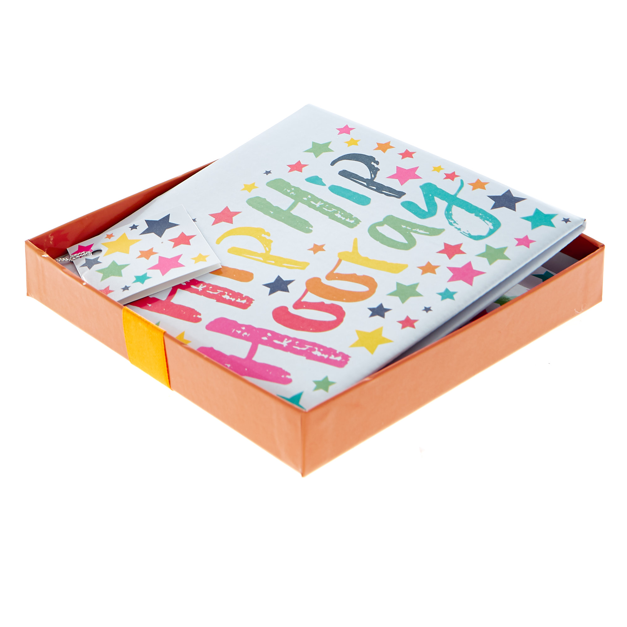 Medium Flat-Pack Gift Box - Rainbow Happy Birthday