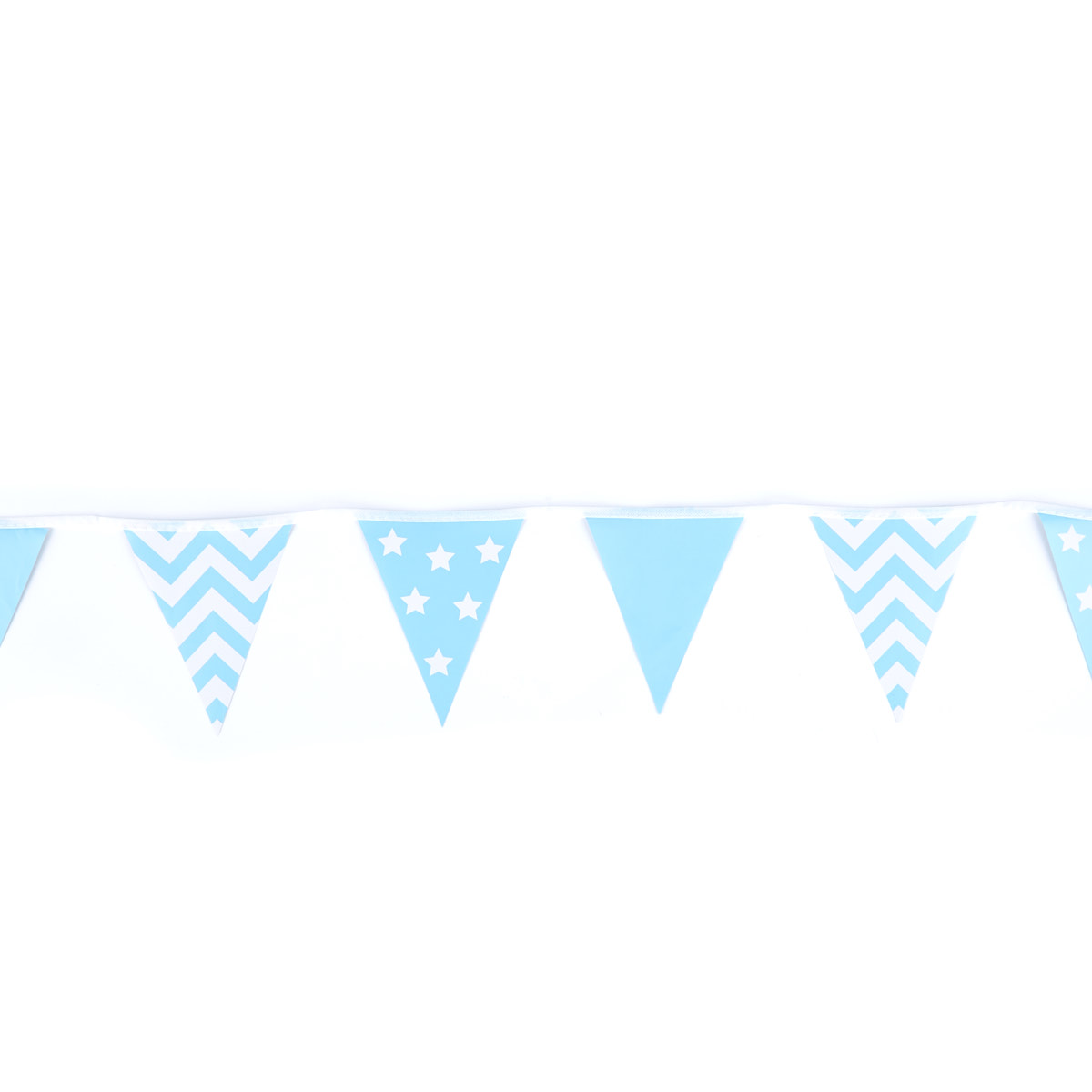 Blue Stars & Stripes Party Tableware & Decoration Bundle – 16 Guests