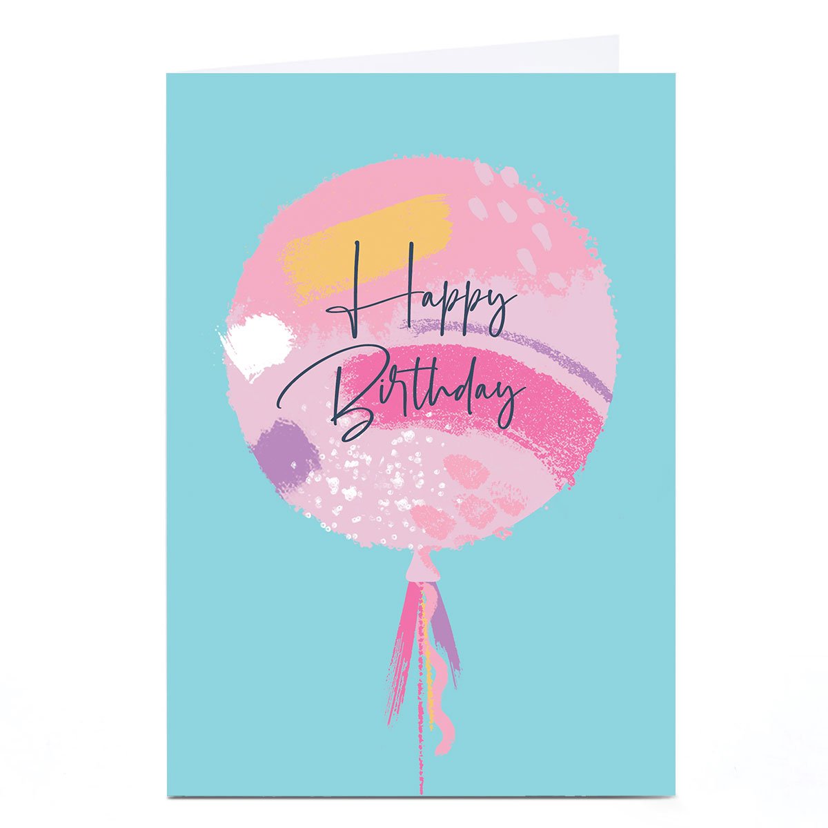Personalised Birthday Card - Happy Birthday Balloon