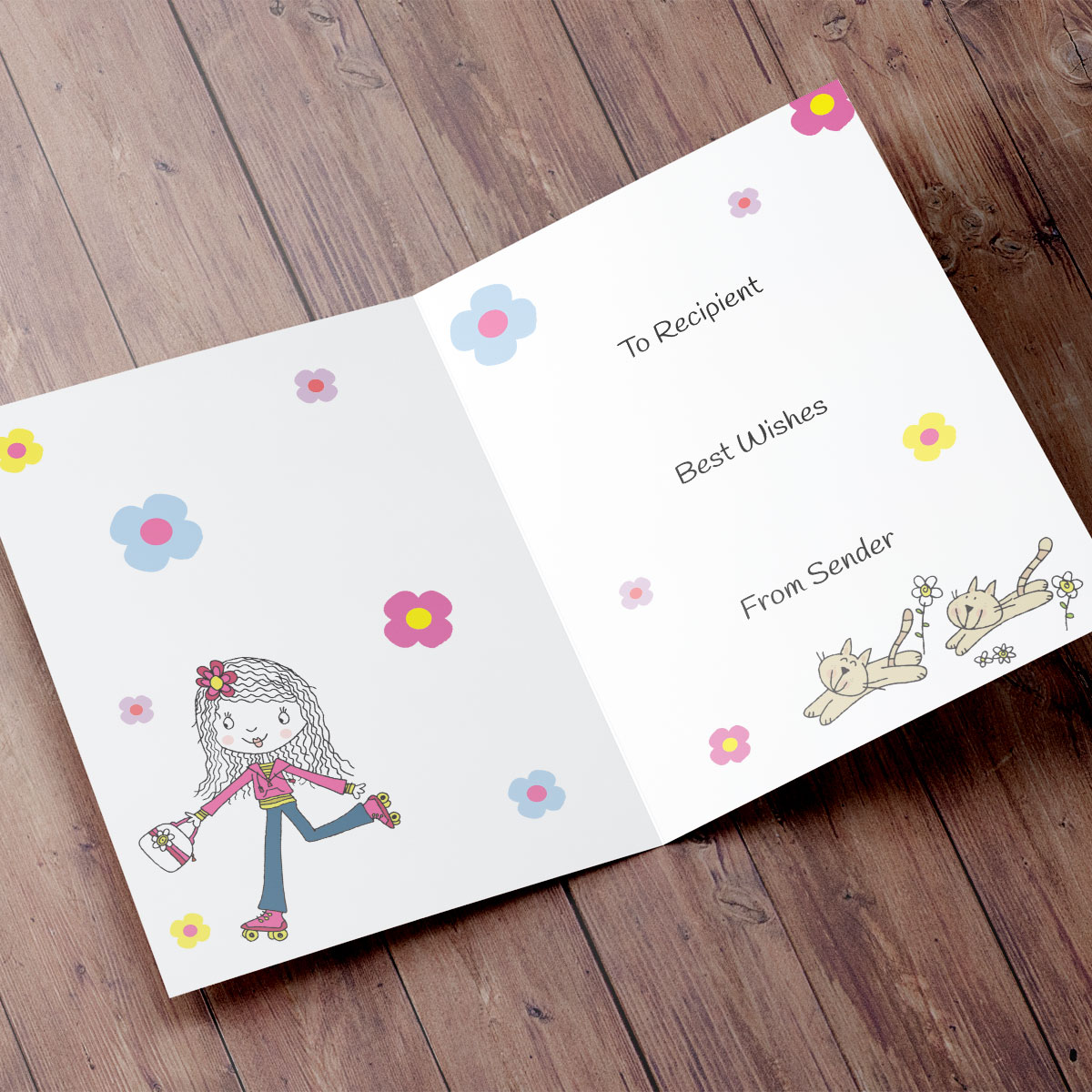 Personalised 10th Birthday Card - Birthday Girl