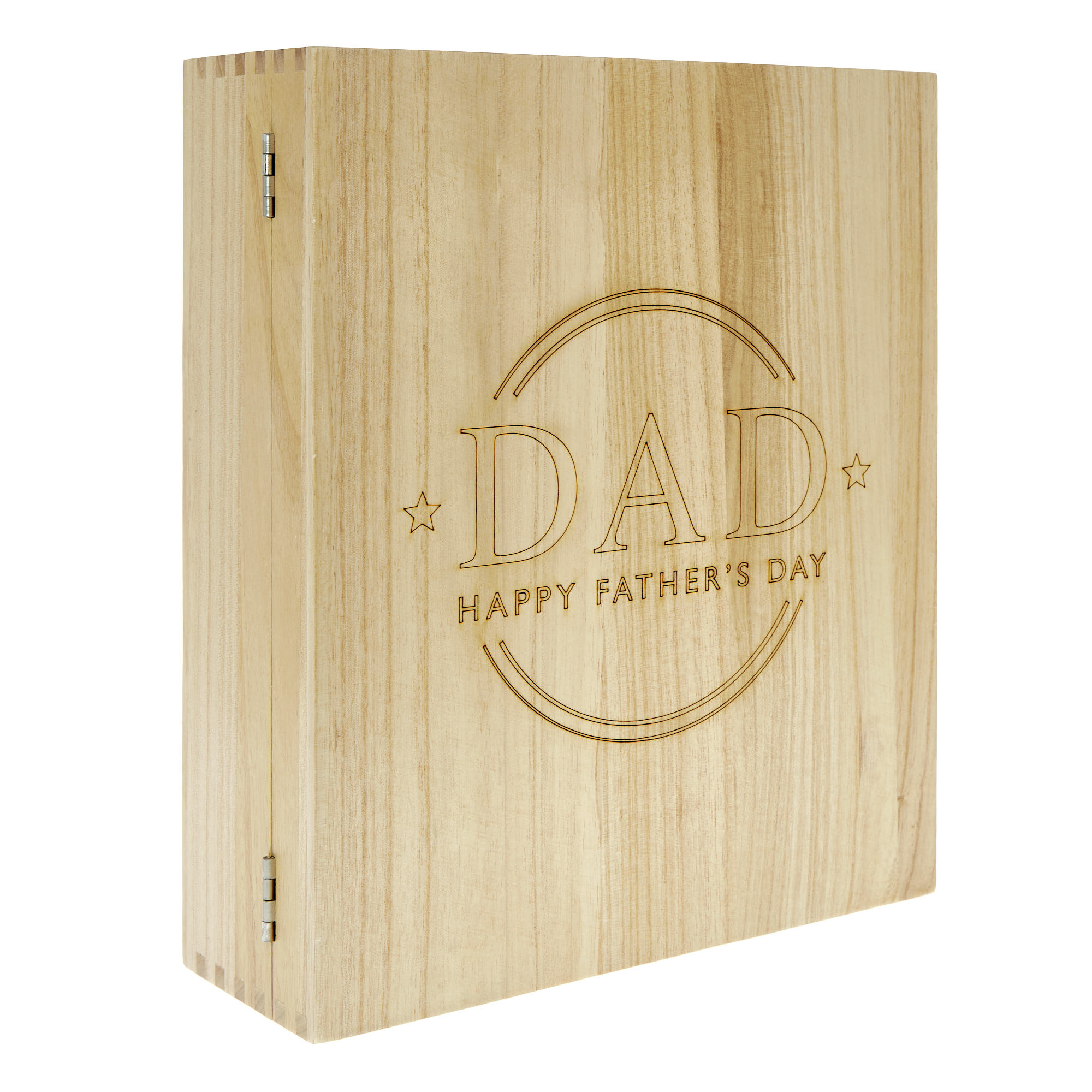 Dad Happy Father's Day Engraved Wooden Gift Box